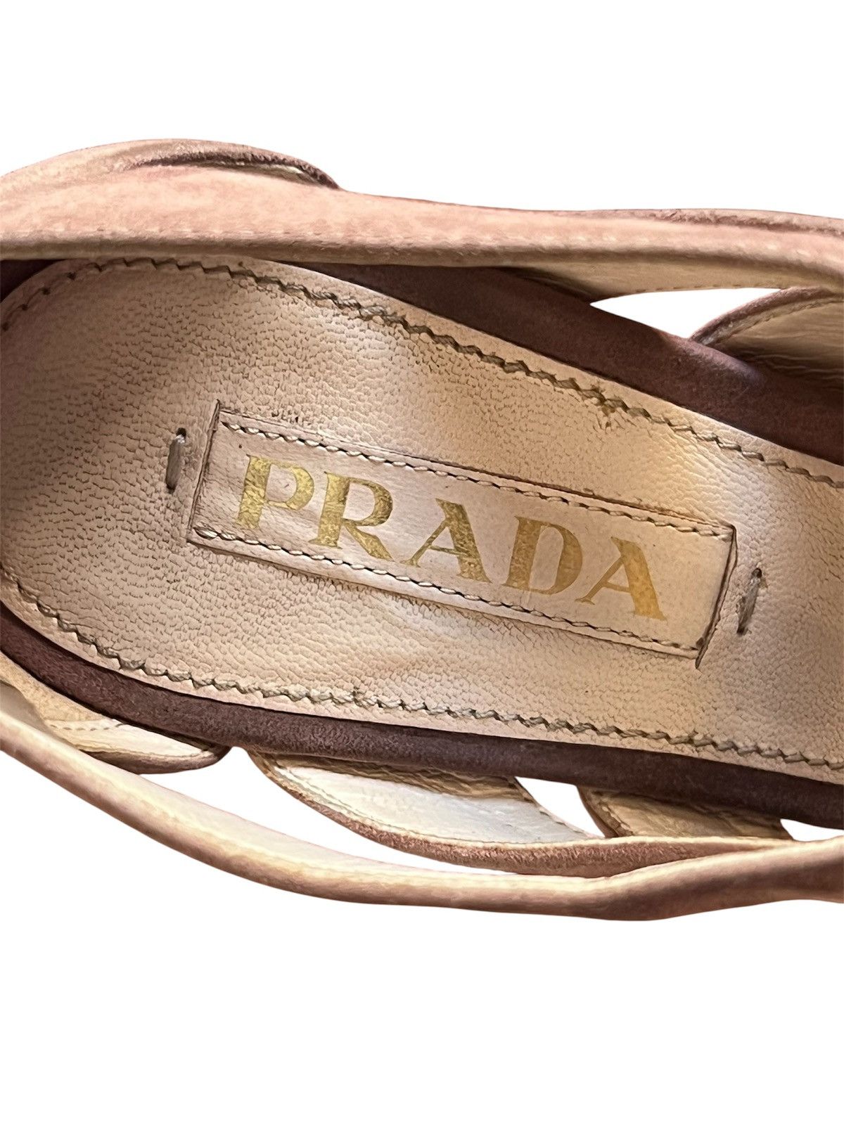 Prada Prada Heels Pink Suede in Leather Lining Size 38 Size US 8 / IT 38 - 7 Thumbnail