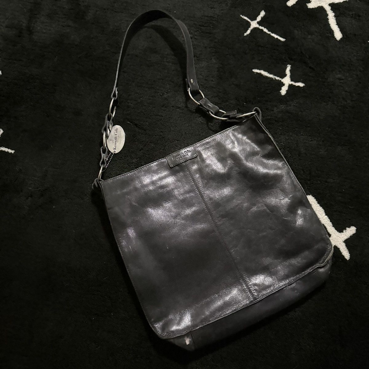 Kenneth Cole Leather Tote Bag Size ONE SIZE - 2 Thumbnail