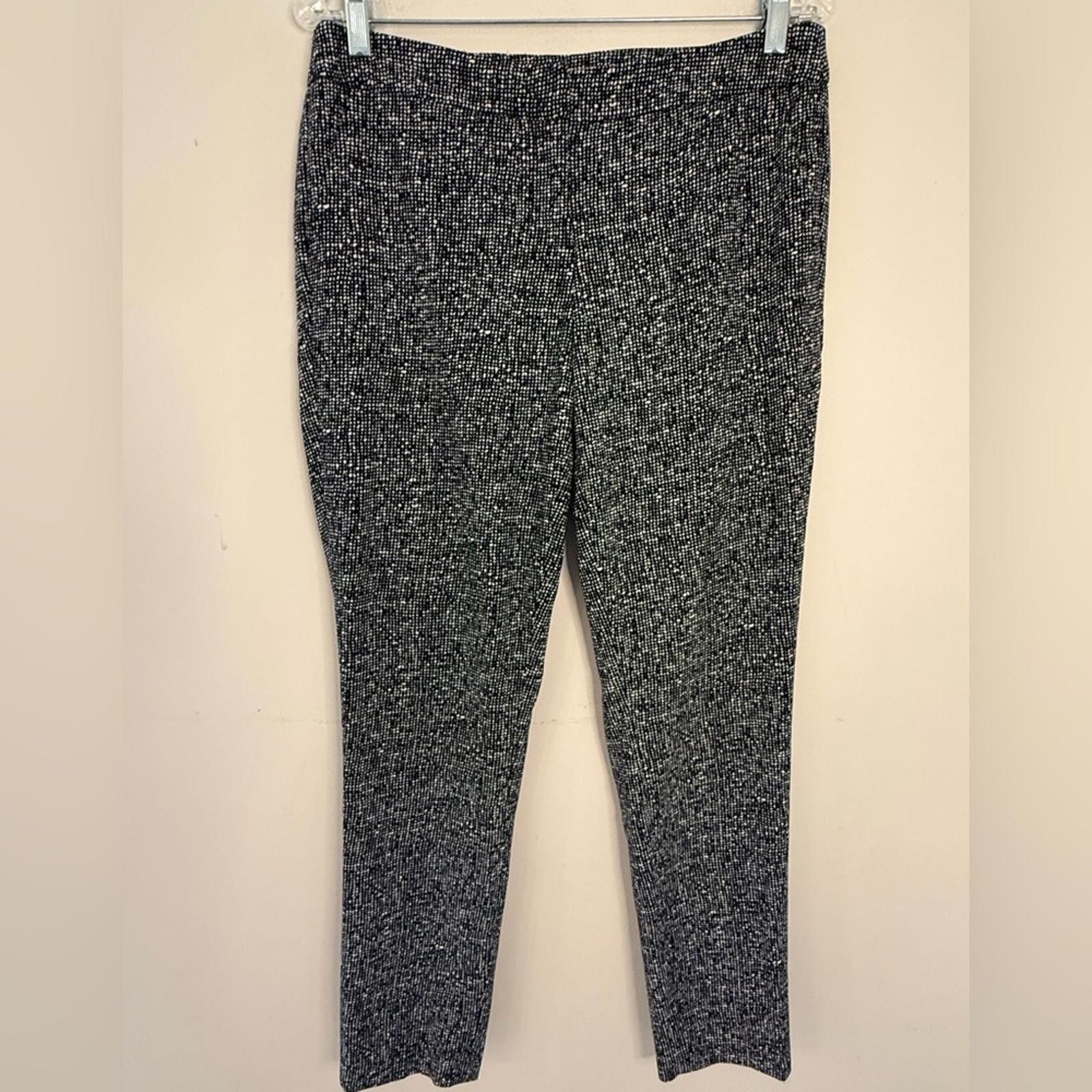 Other Katherine Barclay Montreal black white patterned pants SZ 8 Size 30" / US 8 / IT 44 - 1 Thumbnail