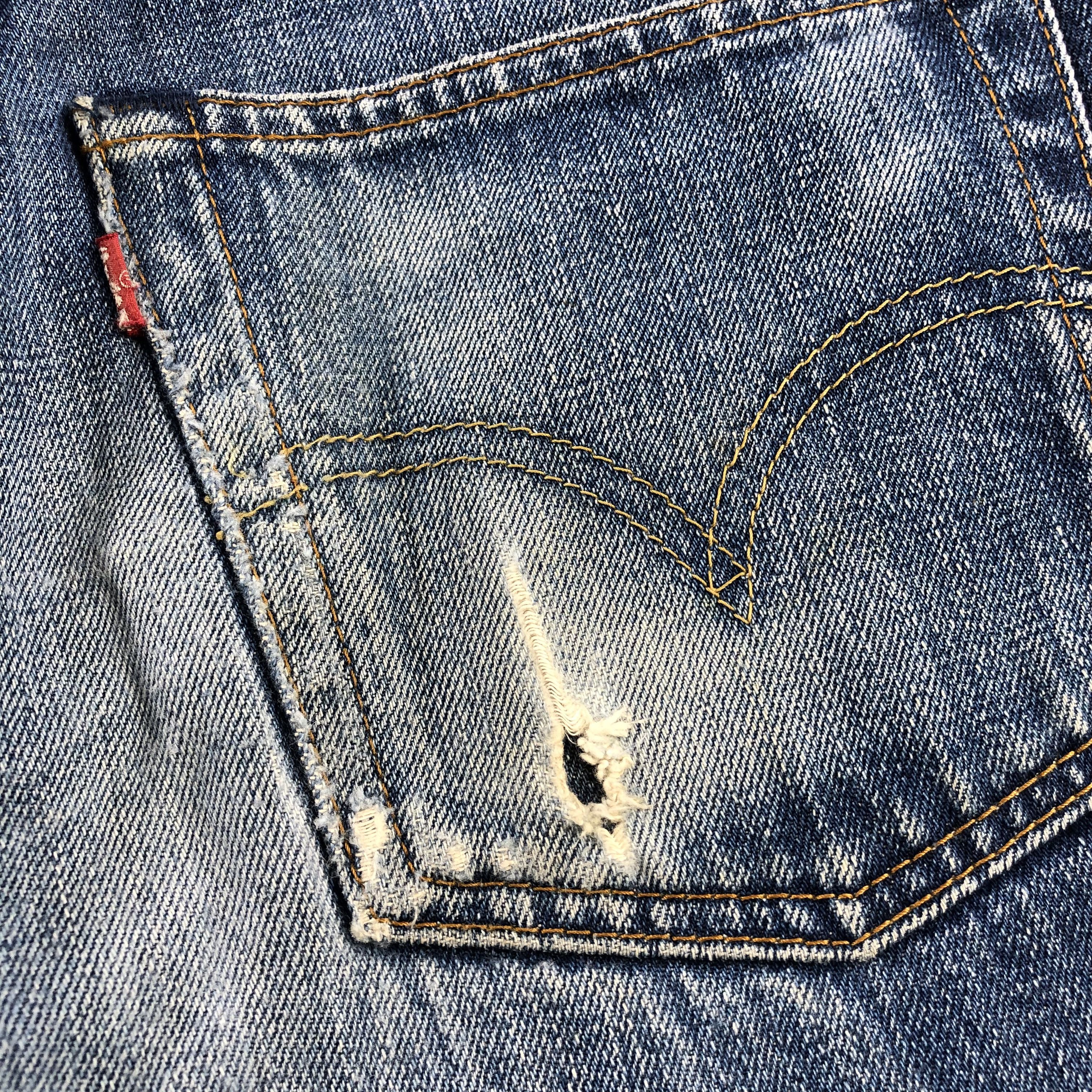Levi's × Vintage 90s Vintage Blue Wash Levis 502 Jeans-JM2787 Size US 28 / EU 44 - 6 Thumbnail