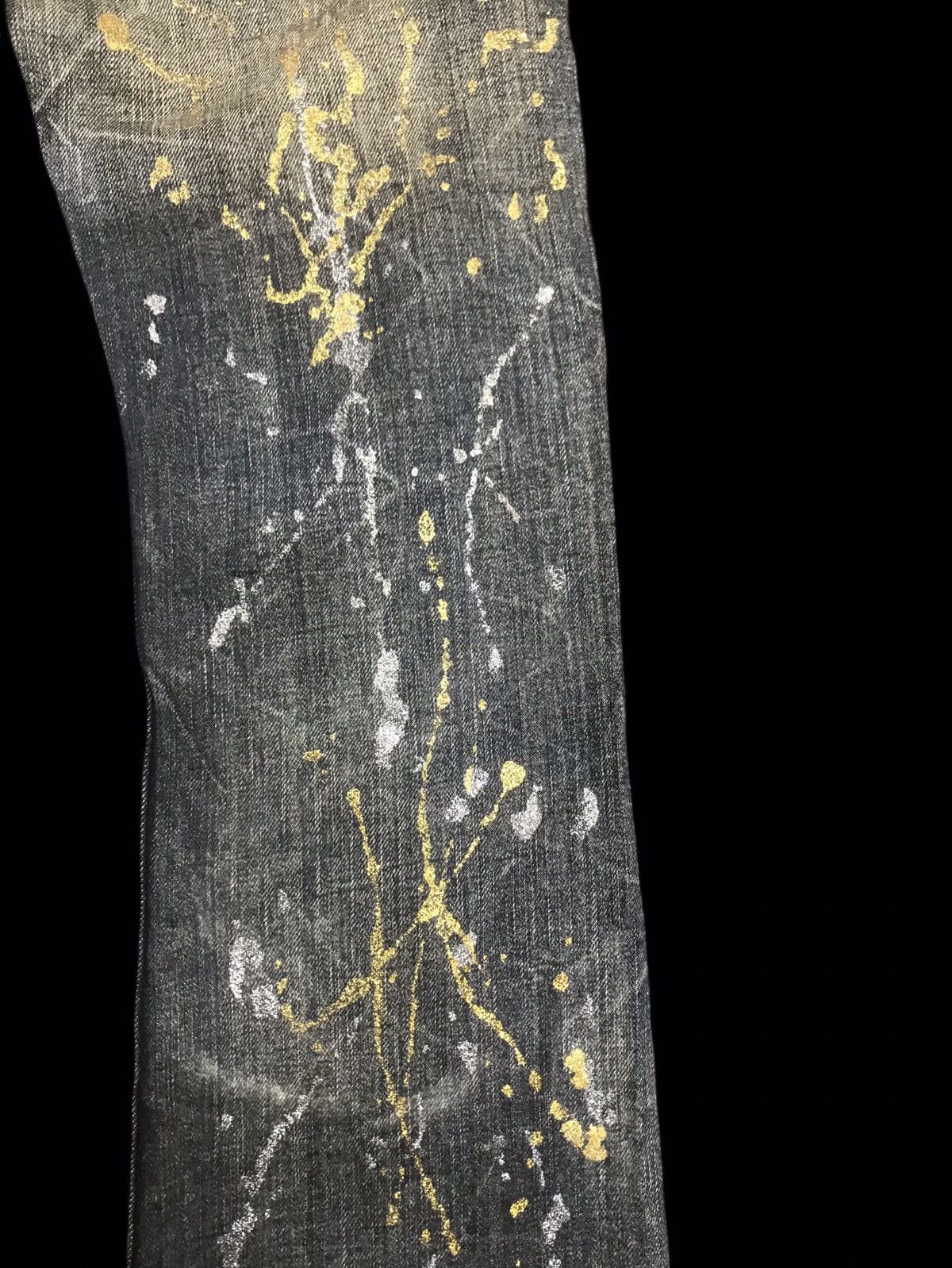 Other FLARE KUI SuperHeavy Distressed&Painter Splash Denim F161 Size US 30 / EU 46 - 15 Thumbnail
