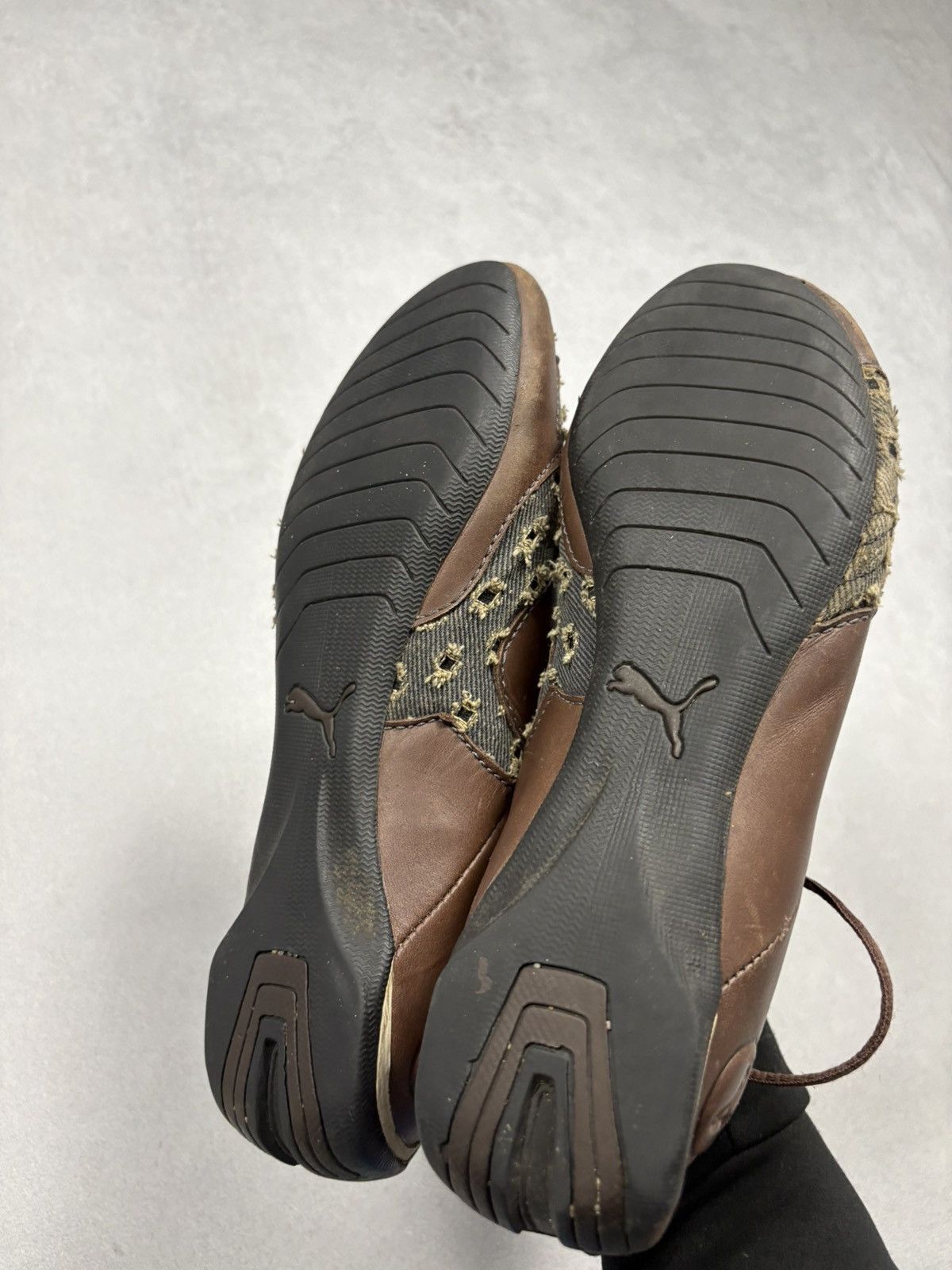 Puma Archive Puma Future Cat Lo Jeans Brown Sneakers 2000s Y2K Size US 7 / EU 40 - 5 Thumbnail