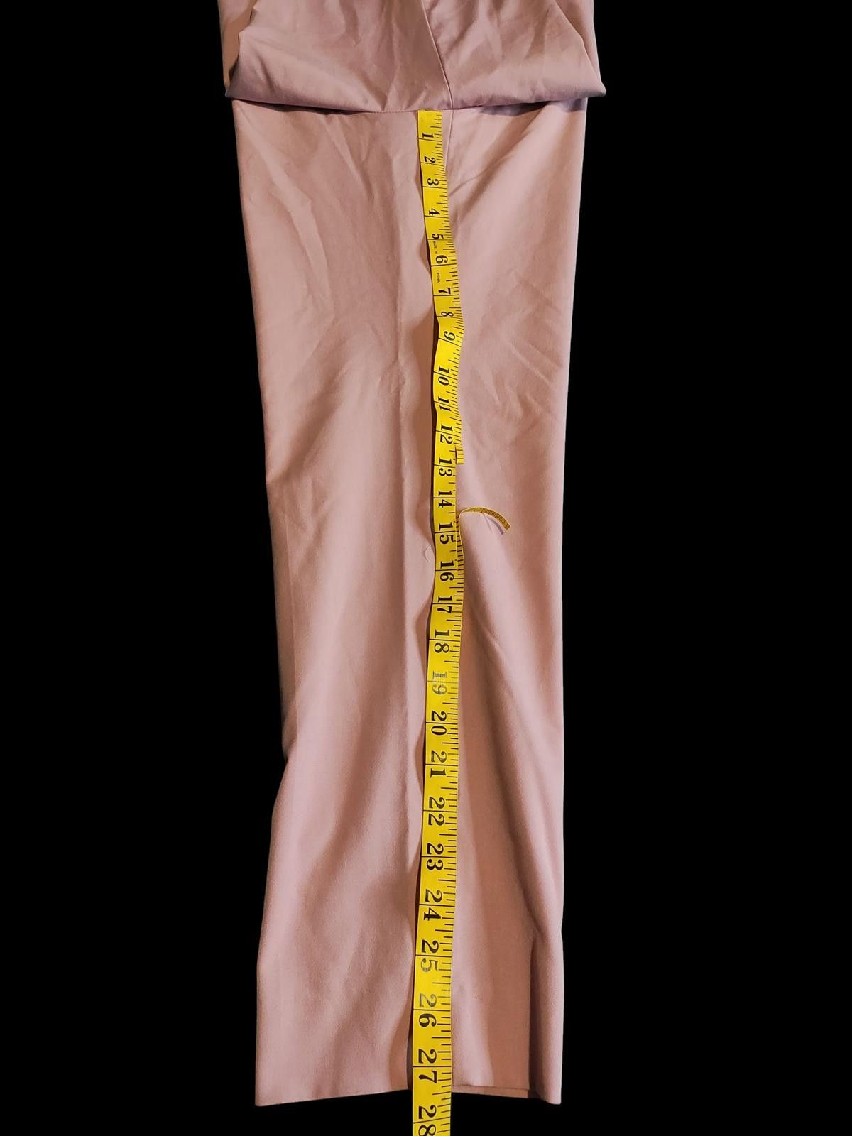 Zara ZARA Women's Straight Leg Pink Pants Size 24" / US 00 / IT 34 - 5 Thumbnail