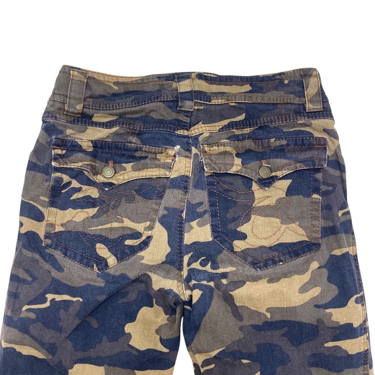 Japanese Brand 🗣️Vintage Japanese Brand La Moda Poji Camo Bootcut Denim Pant Size US M / EU 48-50 / 2 - 5 Thumbnail