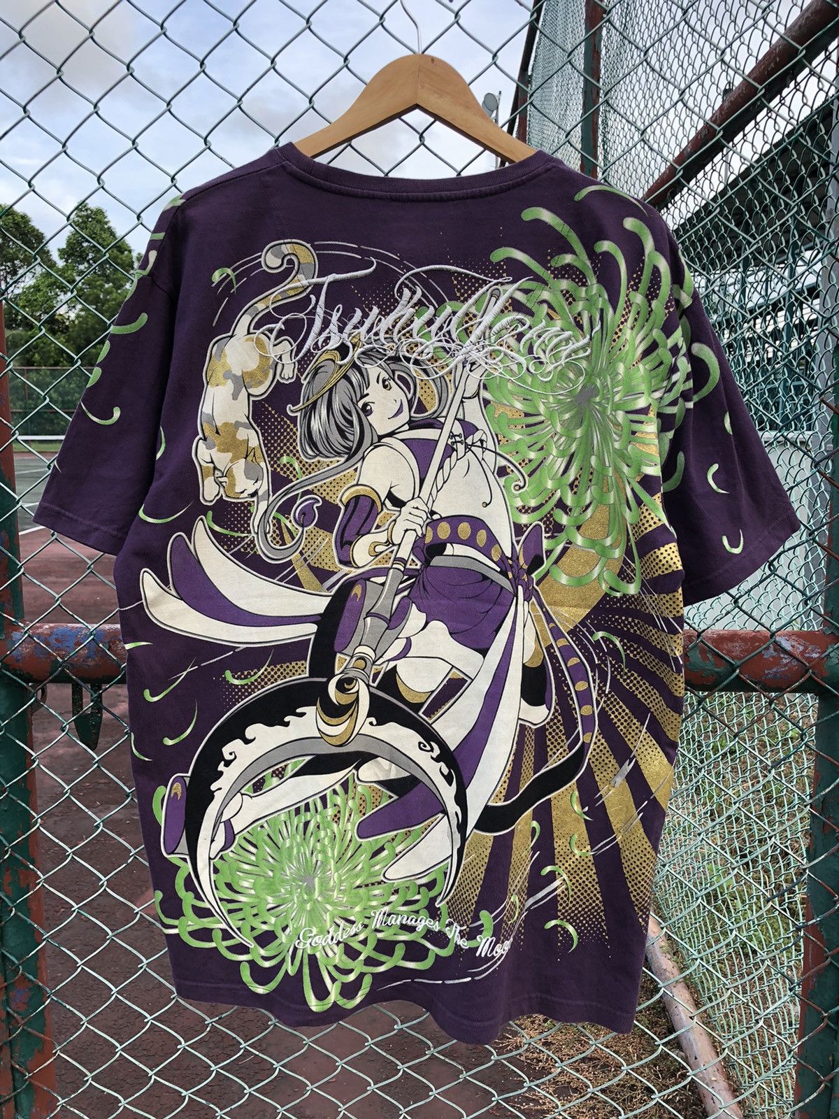 Japanese Brand 💥RARE💥Vintage OVP Sukajan Anime X Sexy Girl Tshirt Size US XXL / EU 58 / 5 - 1 Thumbnail