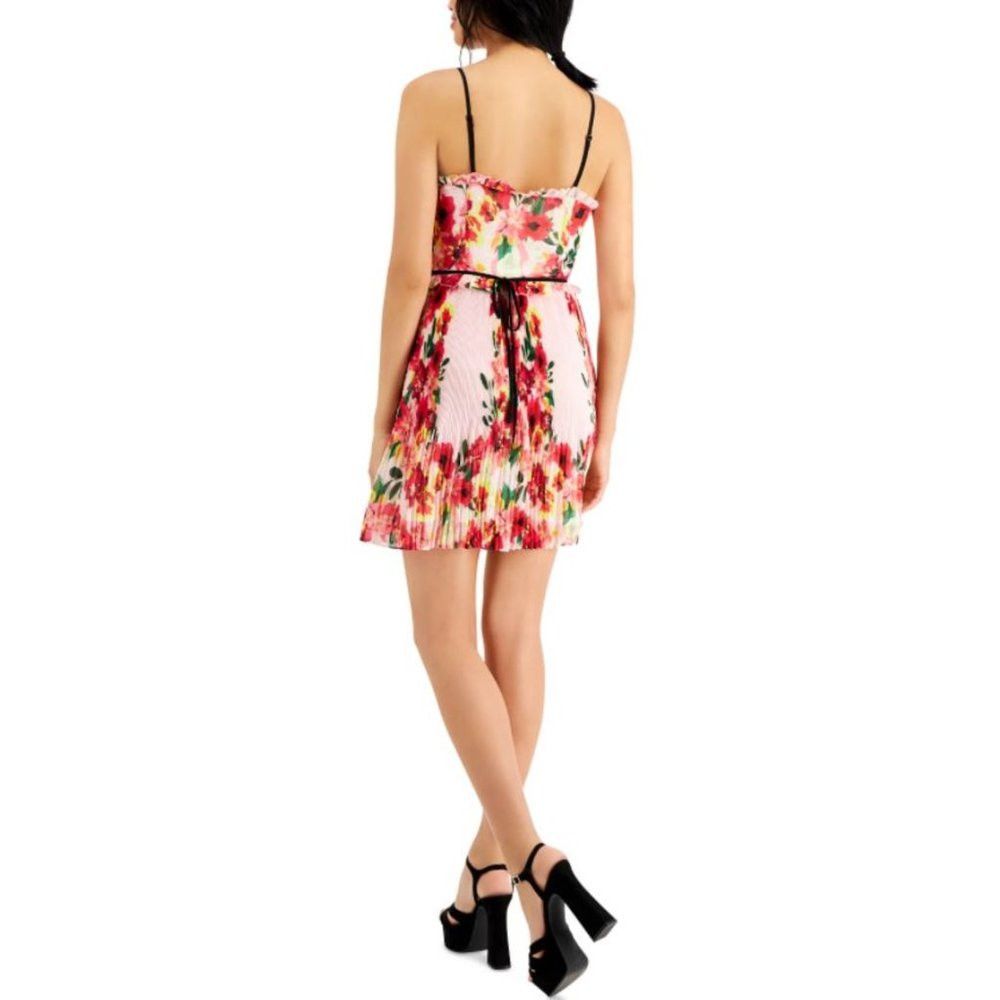 Anthropologie NWT New Anthropologie Foxiedox Floral-Print Pleated Party D Size XS / US 0-2 / IT 36-38 - 3 Thumbnail