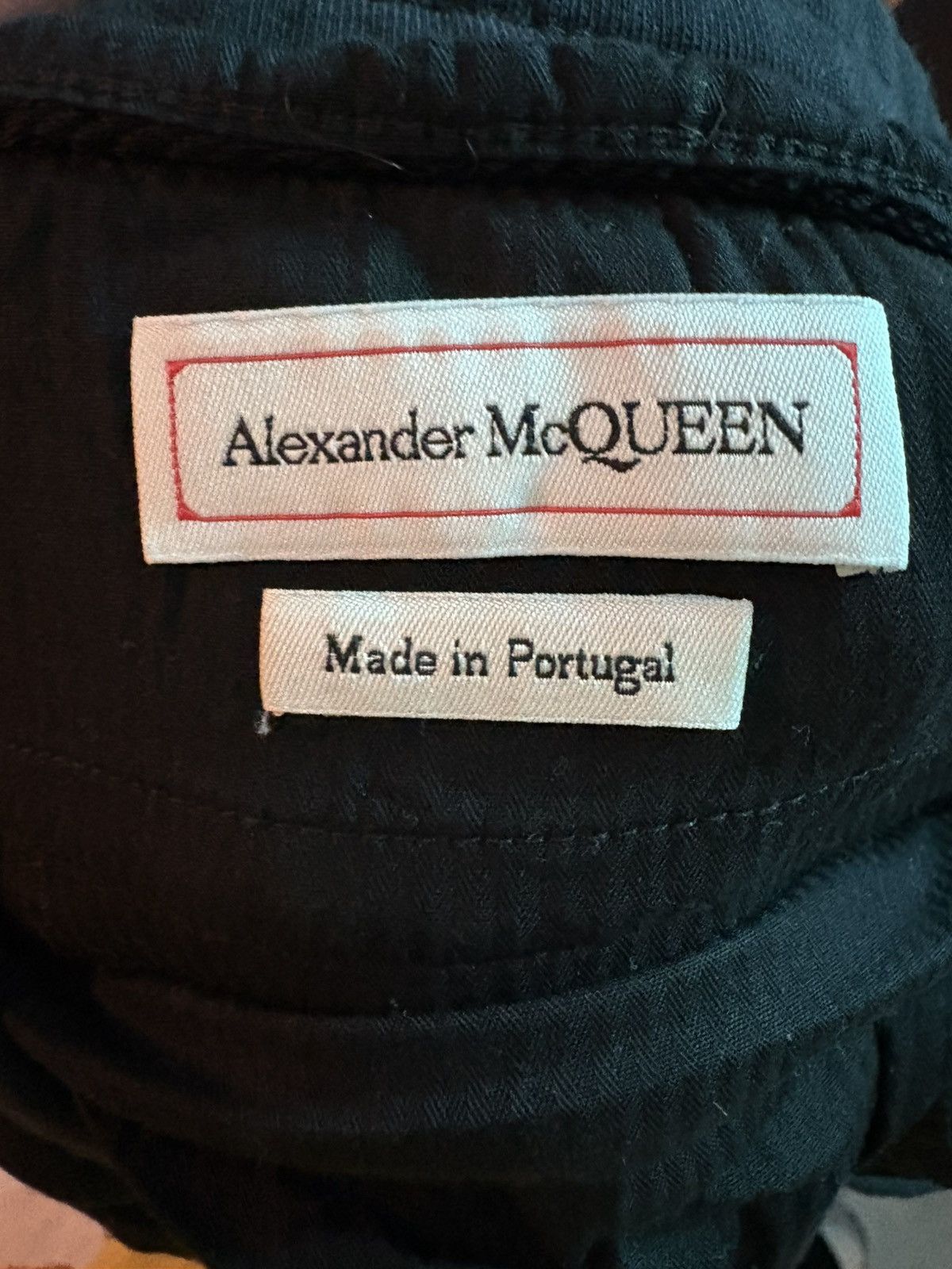 Alexander McQueen Alexander McQueen Selvedge Logo Tape Detail Joggers Size US 32 / EU 48 - 3 Thumbnail