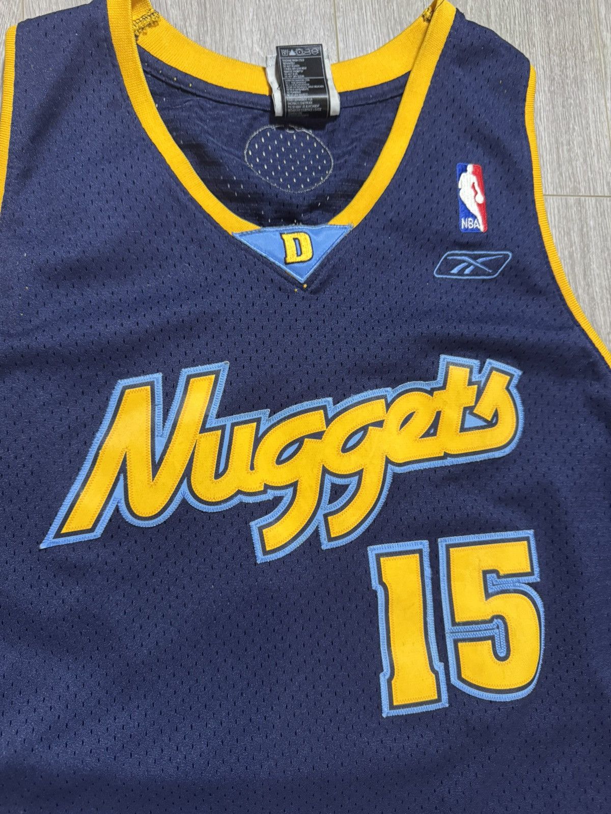 NBA × Reebok × Vintage Carmelo Anthony Denver Nuggets Jersey Swingman Alt NBA Blue Size US XL / EU 56 / 4 - 3 Thumbnail