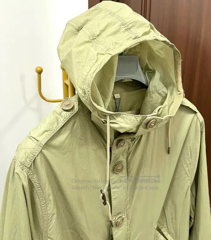 Burberry Burberry Khaki Green Men's Trench Coat. Size US XL / EU 56 / 4 - 2 Thumbnail