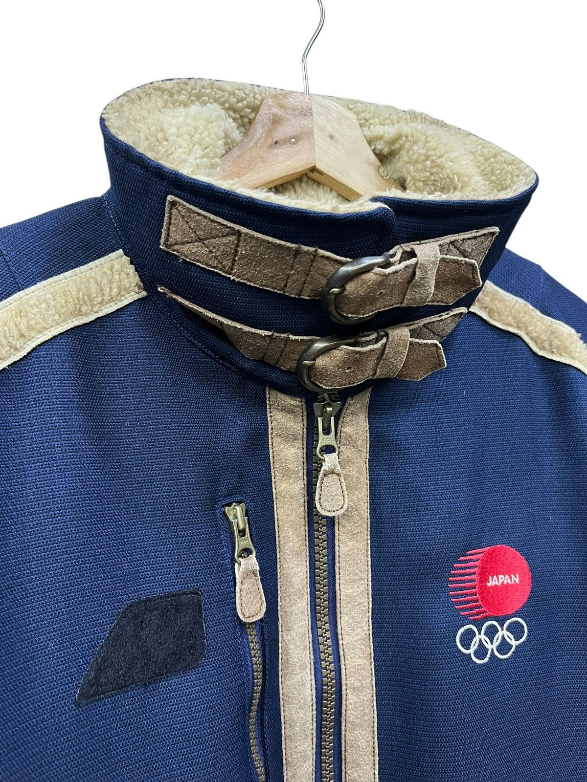 Vintage Mizuno Nagano 1998 Japan Olympic Sherpa Ski Jacket Size US L / EU 52-54 / 3 - 10 Thumbnail