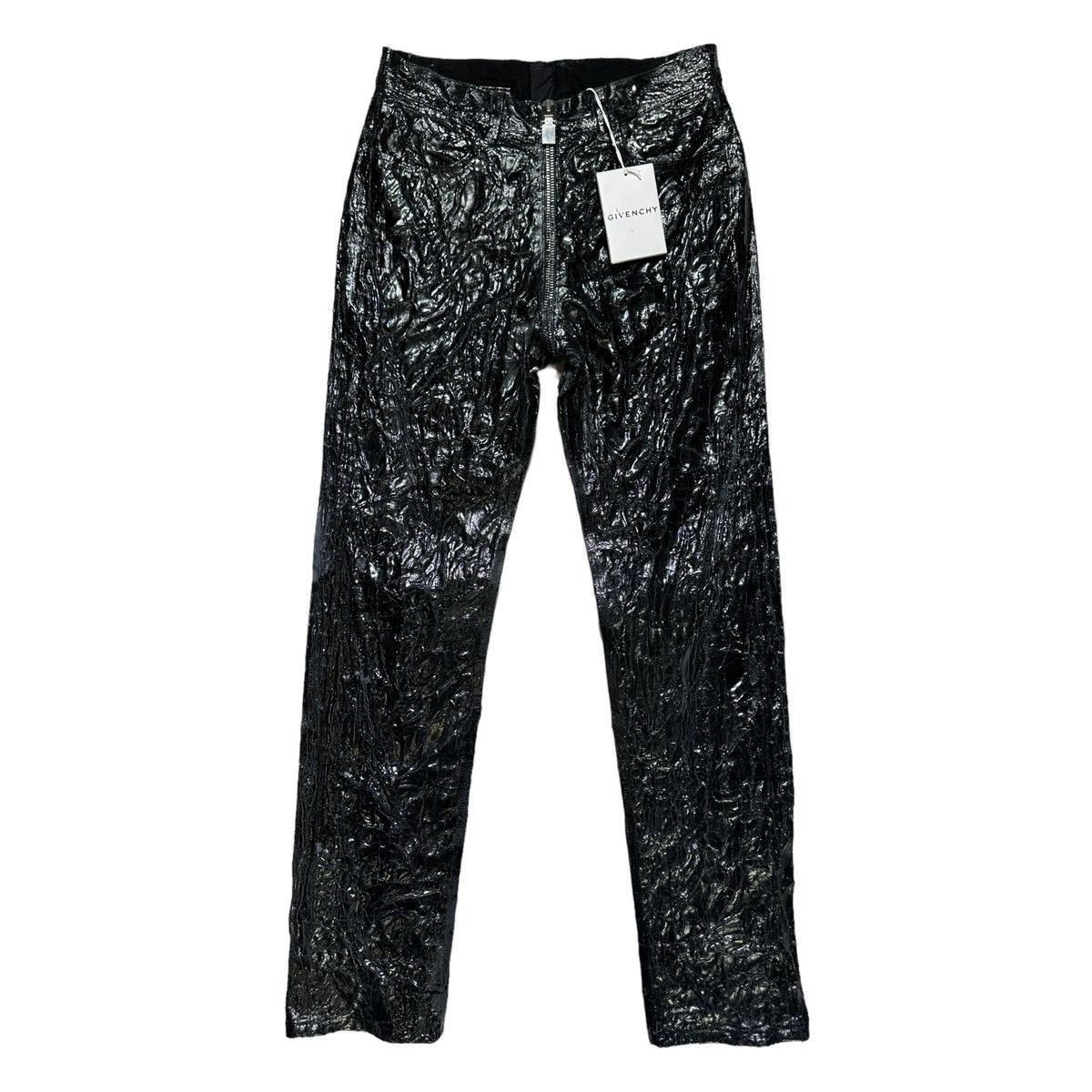 Givenchy $1,500 Paint crackled integral zip denim Size US 29 - 2 Thumbnail