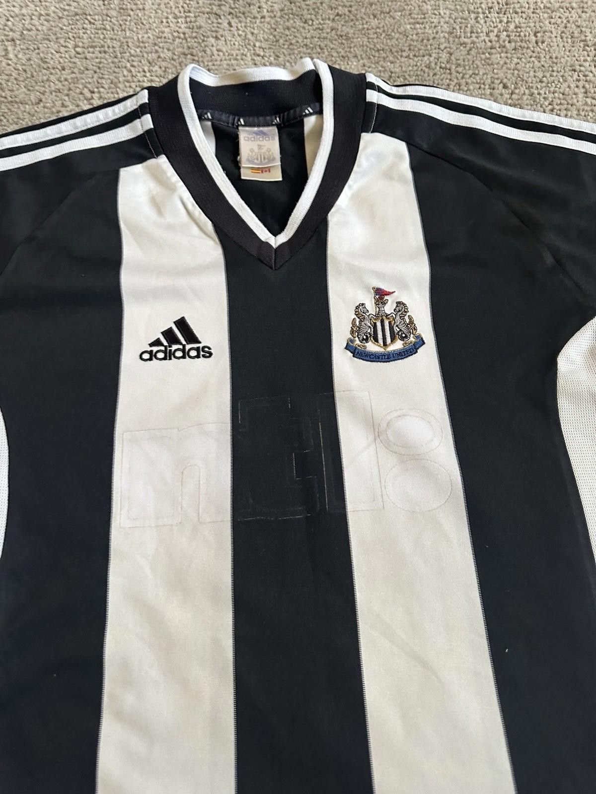 Adidas Newcastle 2001/2002 Home Football Shirt Soccer Jersey Sz XL Size US XL / EU 56 / 4 - 4 Thumbnail