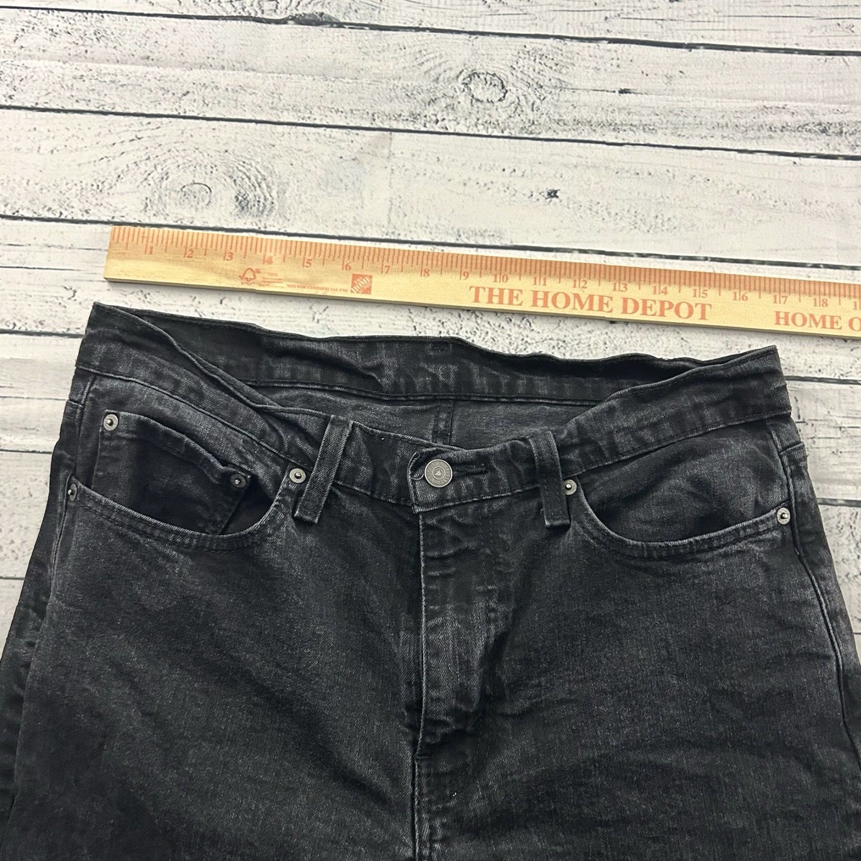 Levi's Levi's 514 Jeans Straight Denim Black Wash 34x34 Mens Adult 34 Black 514 Levi's Jeans 90s Size US 34 / EU 50 - 3 Thumbnail