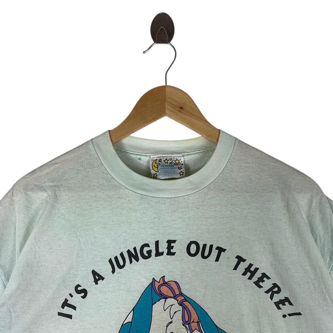 Other Vintage 90s REISS Snuggle Wear "It's A Jungle Out There" Tee Size US L / EU 52-54 / 3 - 2 Thumbnail