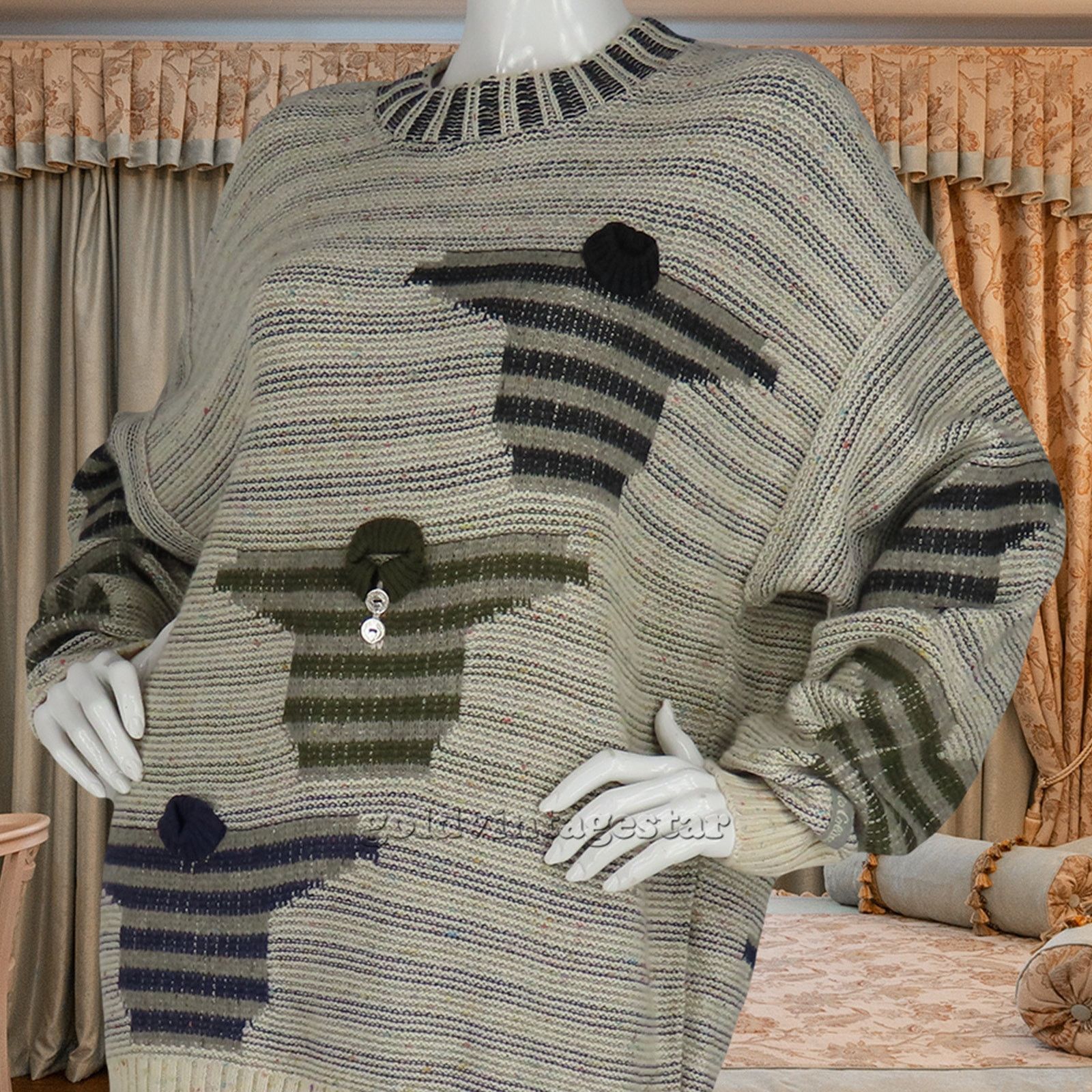Carlo Colucci Vintage Carlo Colucci Pullover Jumper 3D Wool Knit Sweater Size XL / US 12-14 / IT 48-50 - 10 Thumbnail