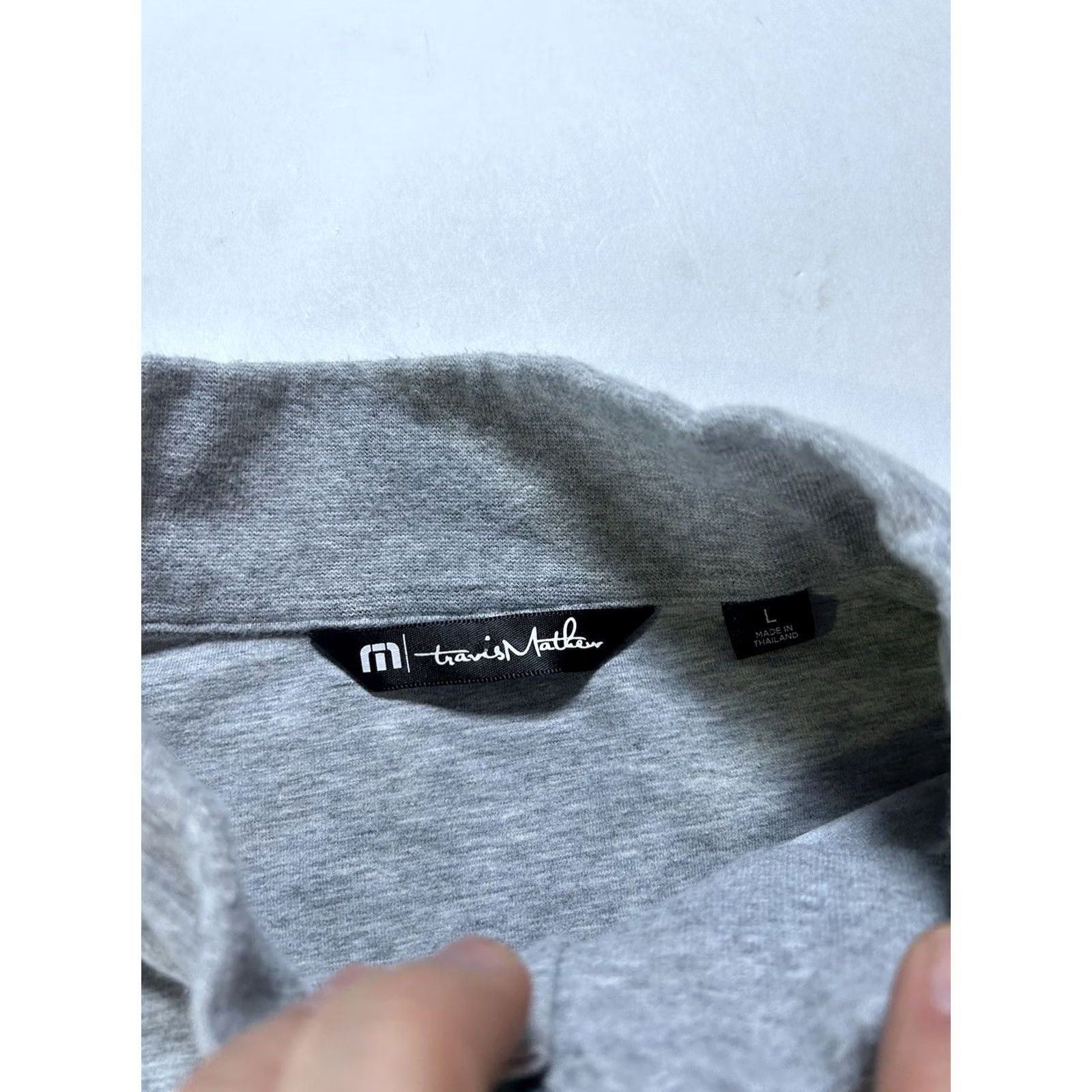 TravisMathew Travis Mathew Pullover Mens Large Gray Golf Athletic Performance Golfing Size US L / EU 52-54 / 3 - 7 Thumbnail
