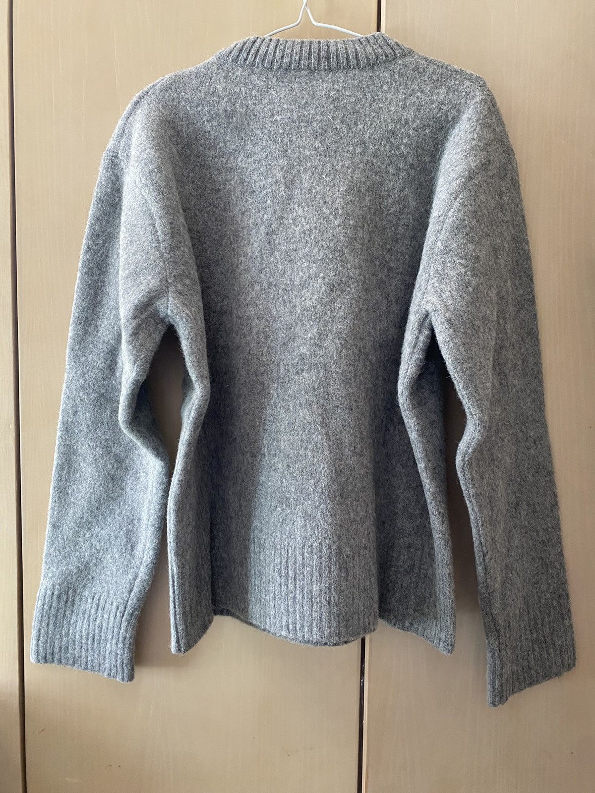 John Galliano [80% OFF SALE] Maison Margiela v-neck grey sweater Size US XL / EU 56 / 4 - 2 Thumbnail