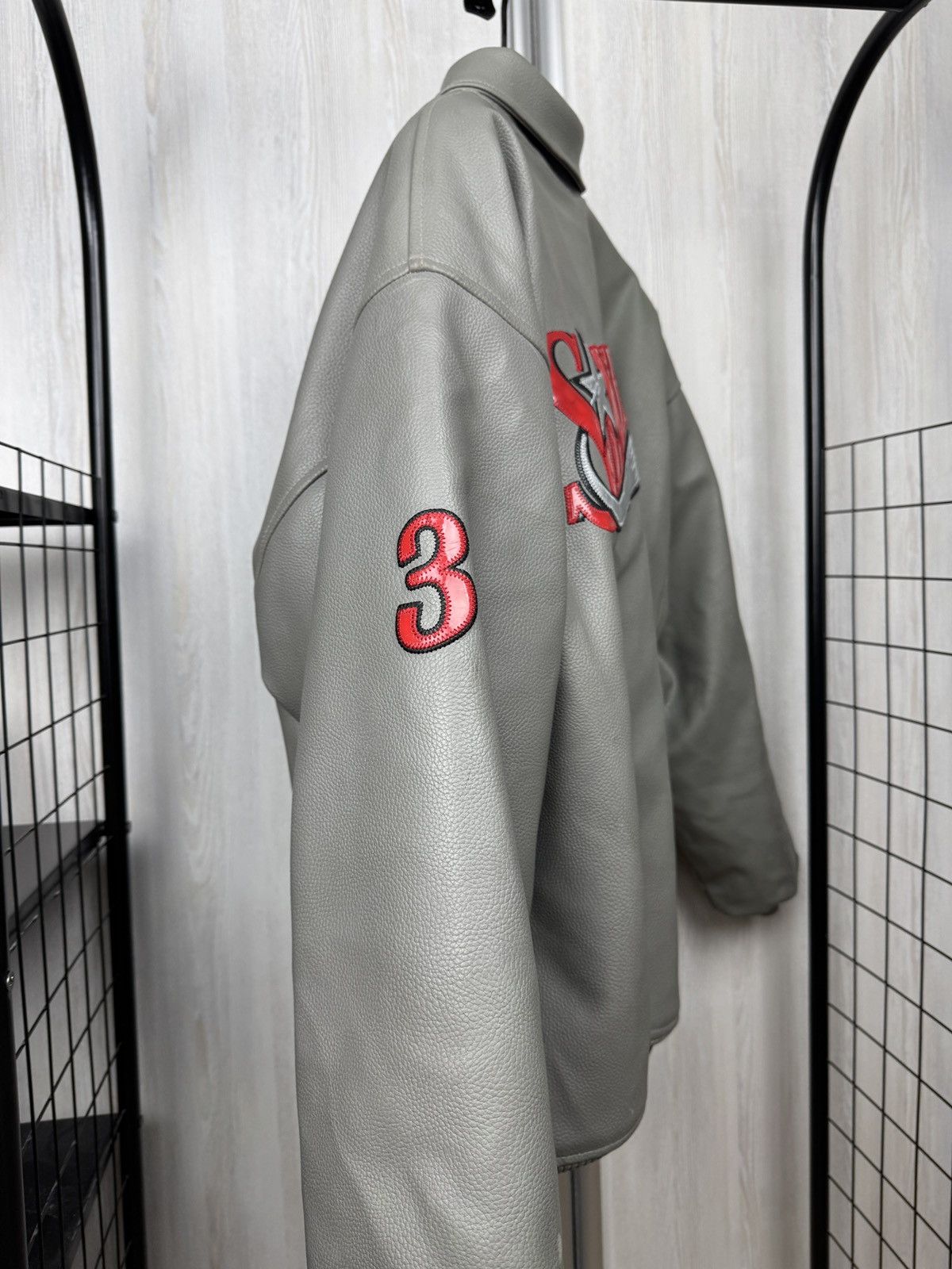NBA Hardwood Classics vintage leatherette varsity bomber jacket Size US XXL / EU 58 / 5 - 10 Thumbnail