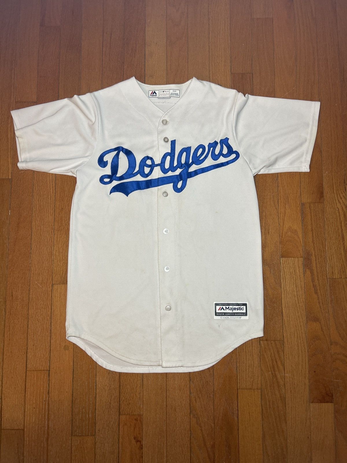 Majestic Clayton Kershaw White Dodgers Home Jersey Size US S / EU 44-46 / 1 - 2 Thumbnail