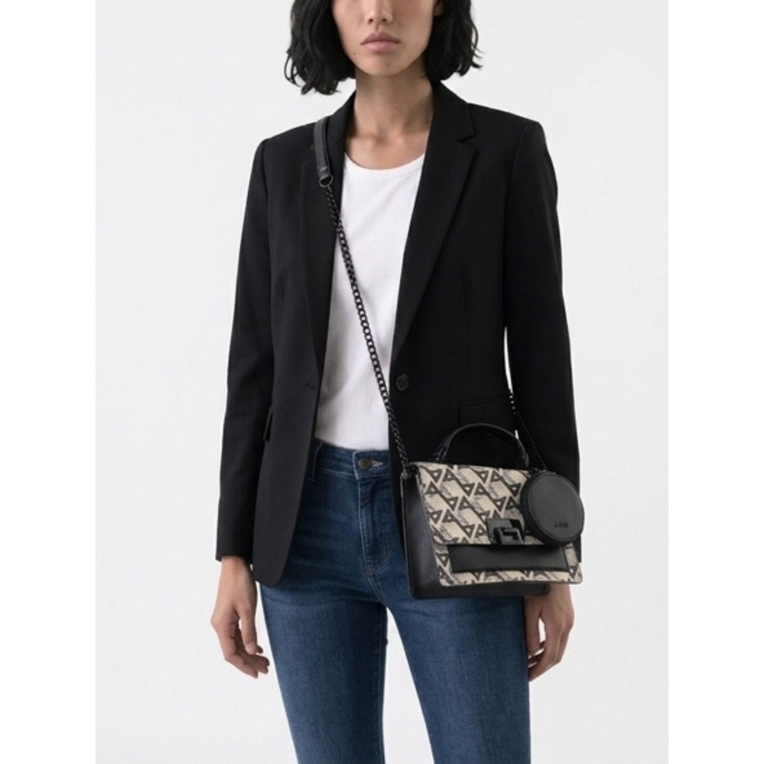 Aldo ALDO DOTROPP Geometric Crossbody Handbag Attached Zip Purse Size ONE SIZE - 2 Thumbnail