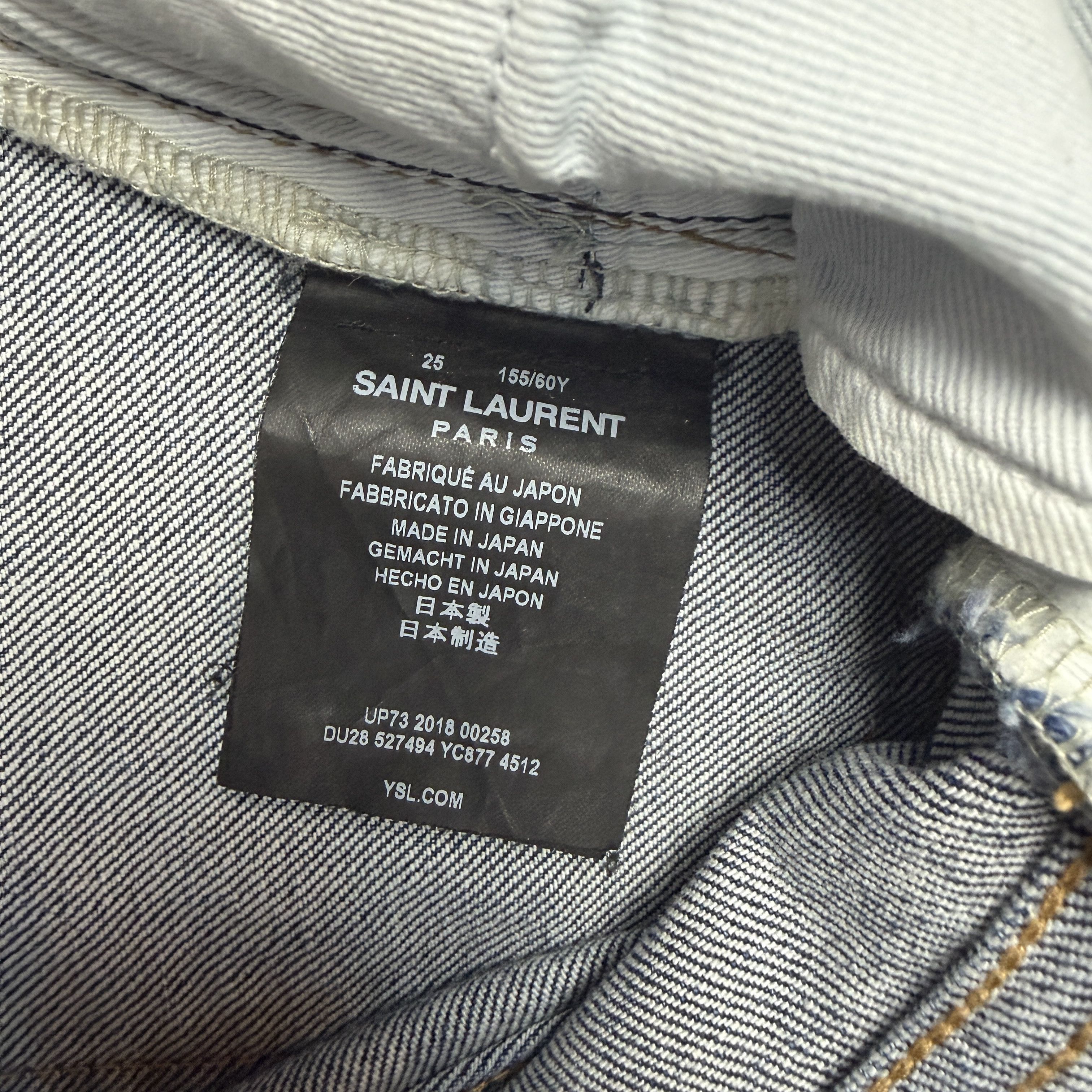 Saint Laurent Paris Saint Laurent Paris distressed denim Size US 28 / EU 44 - 4 Thumbnail