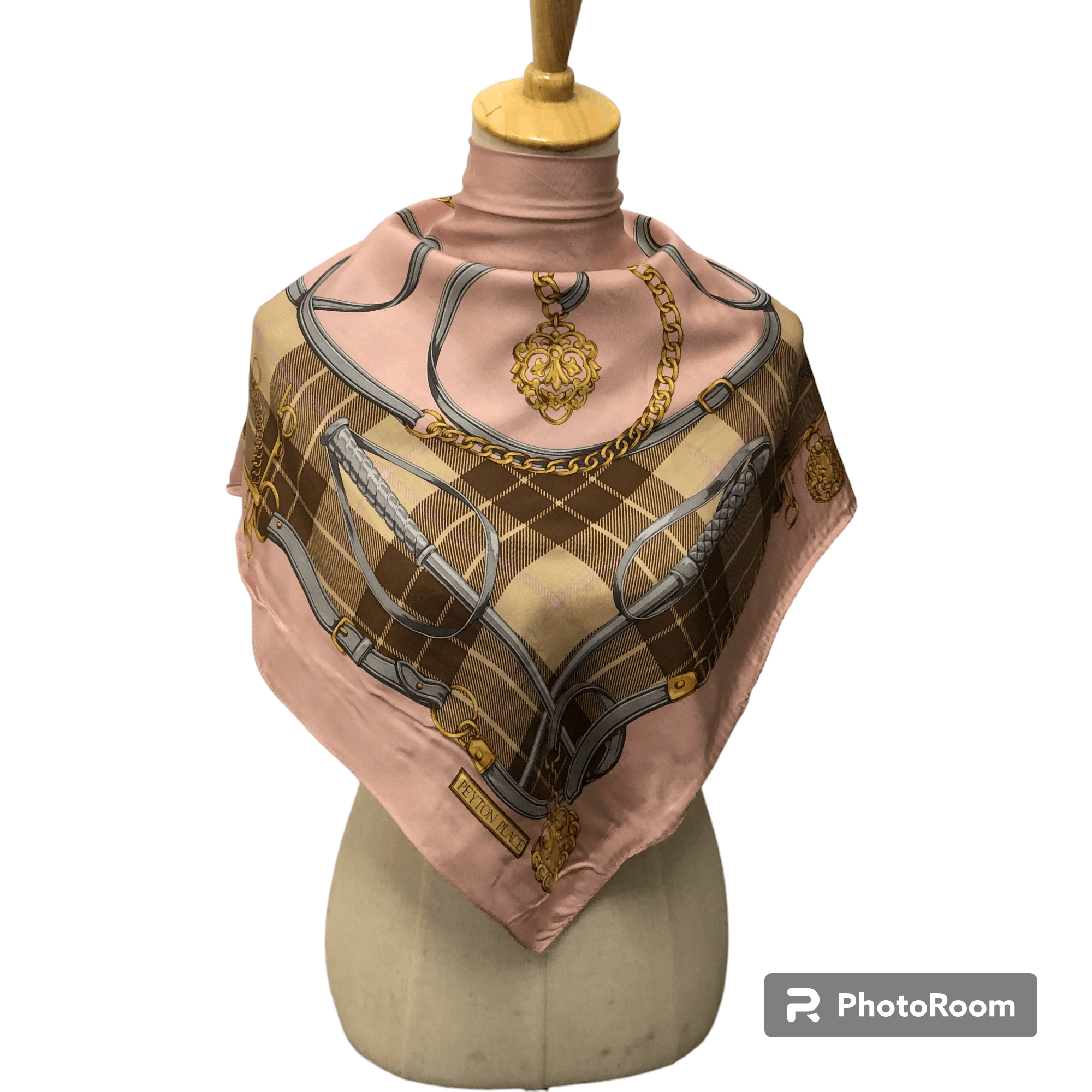 PPFM Peyton Place Luxury Silk Scarf M1071 Size ONE SIZE - 1 Thumbnail