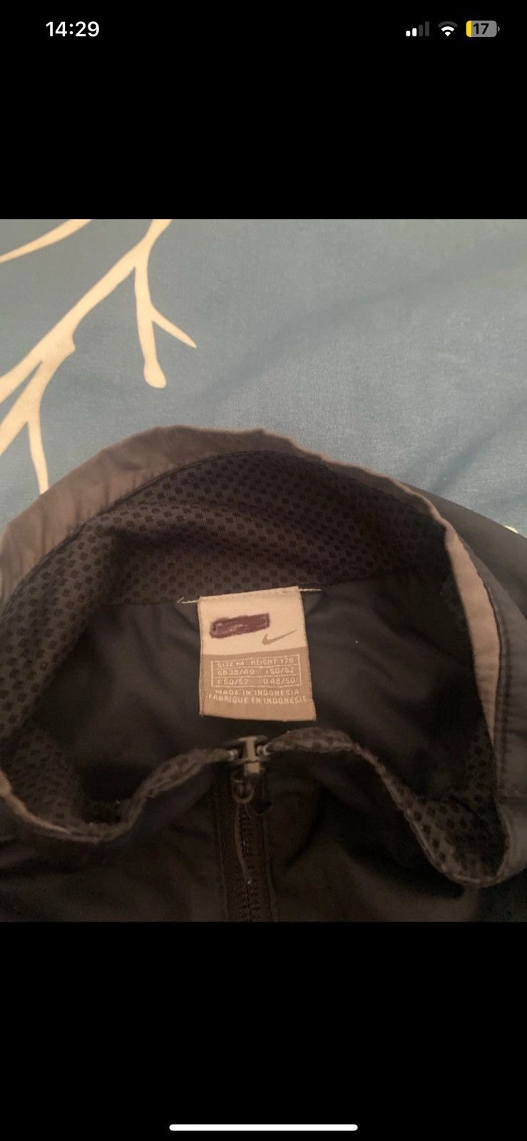Nike × Vintage Nike Vintage Windbreaker - Navy Size US M / EU 48-50 / 2 - 2 Thumbnail