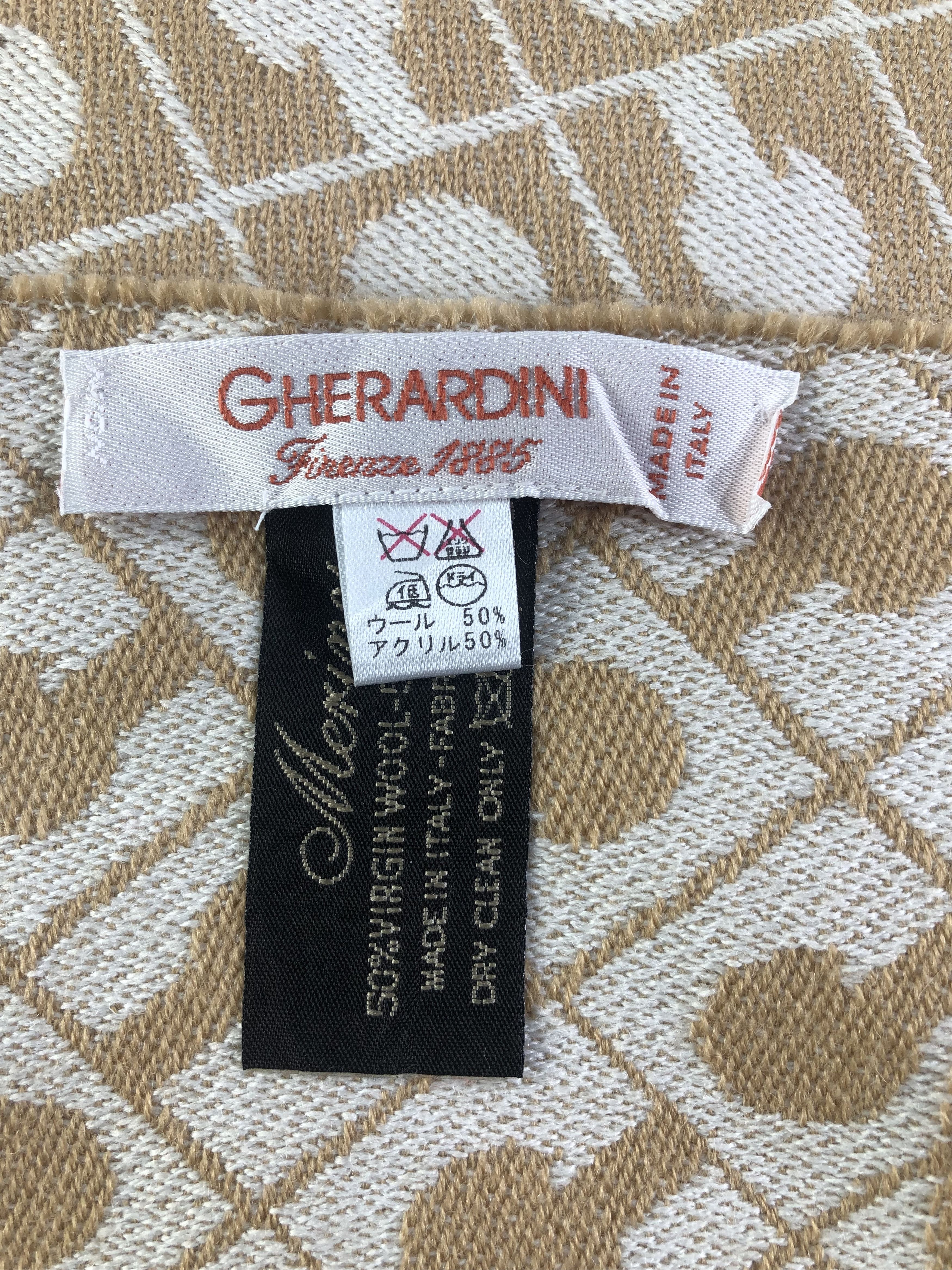 Vintage Gherardini Scarf / Muffler / Neckwear Size ONE SIZE - 6 Thumbnail