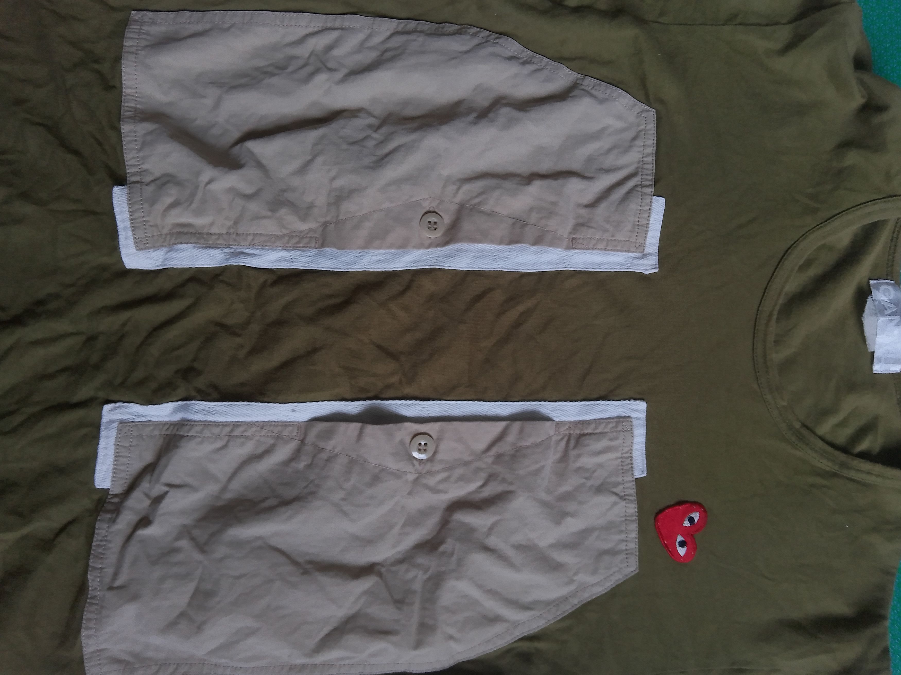 Ganryu GANRYU SS PANEL POCKET TSHIRT OLIVE KHAKI Size US M / EU 48-50 / 2 - 6 Thumbnail