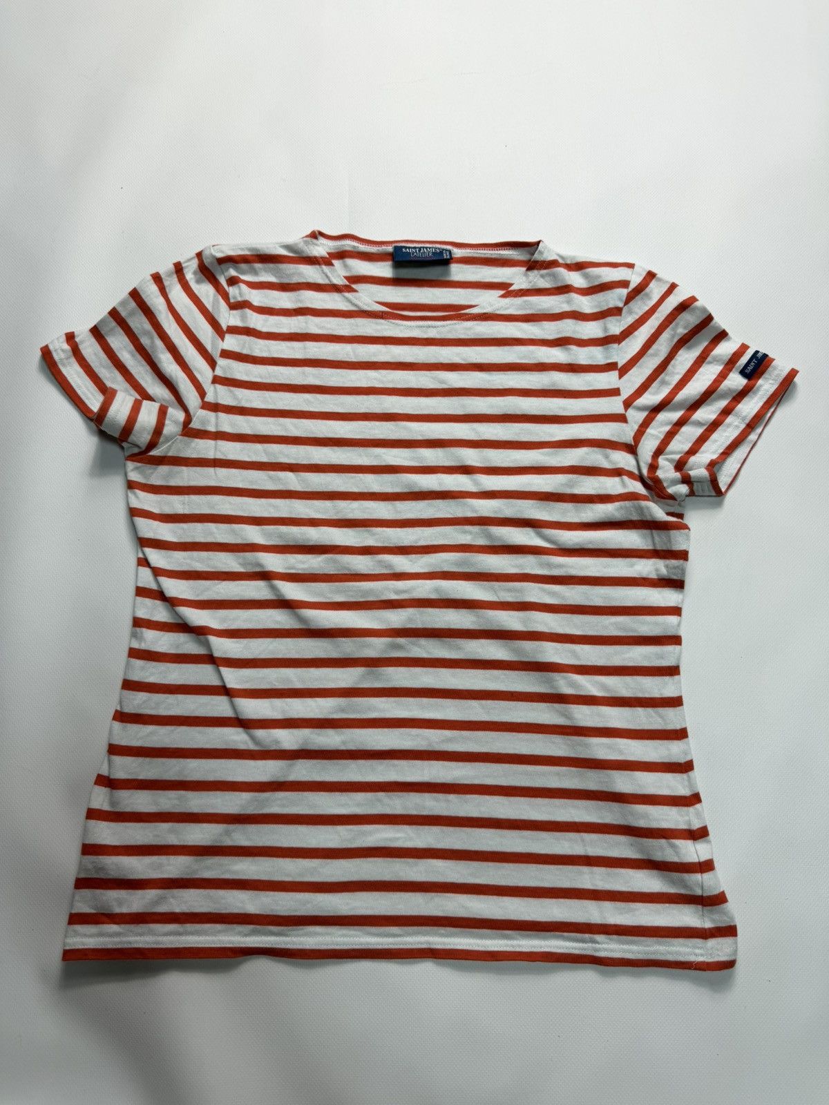 Saint James L'atelier Striped Breton T-Shirt Size S, Men's