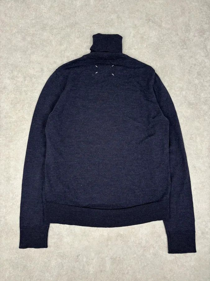 Maison Margiela AW2005 Maison Martin Margiela Navy Wool Sweater Turtleneck Size US S / EU 44-46 / 1 - 5 Thumbnail