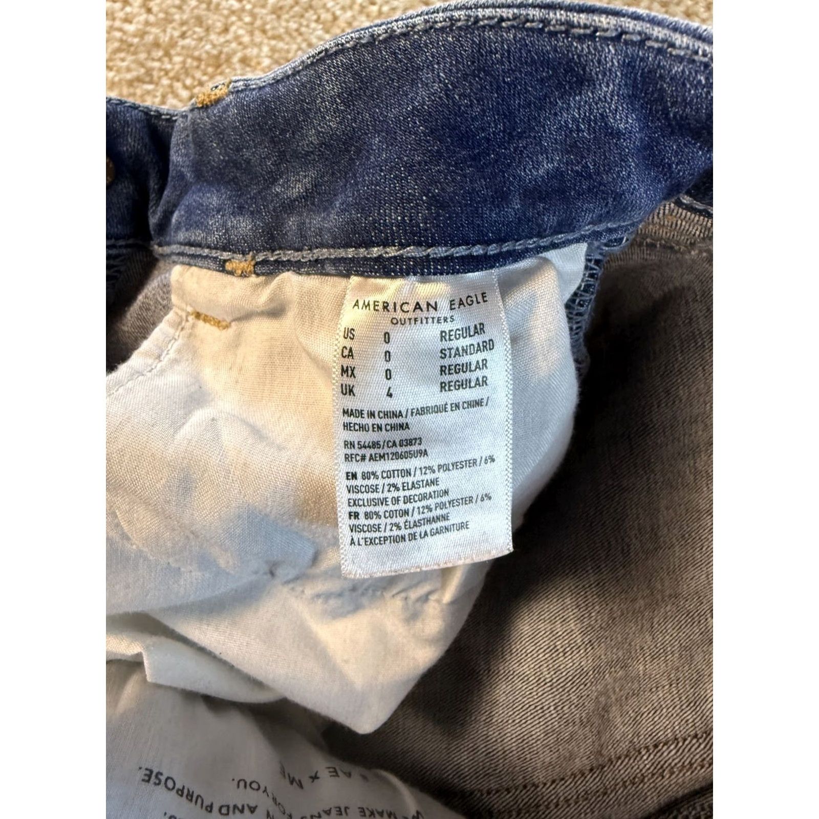 American Eagle Outfitters VINTAGE? No. Size 25" / US 0 / IT 36 - 5 Thumbnail