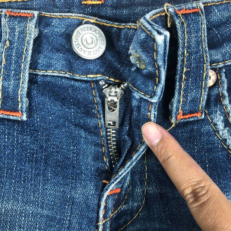 Jean × True Religion Vintage True Religion Jeans with Red Lining Size 26" / US 2 / IT 38 - 8 Thumbnail