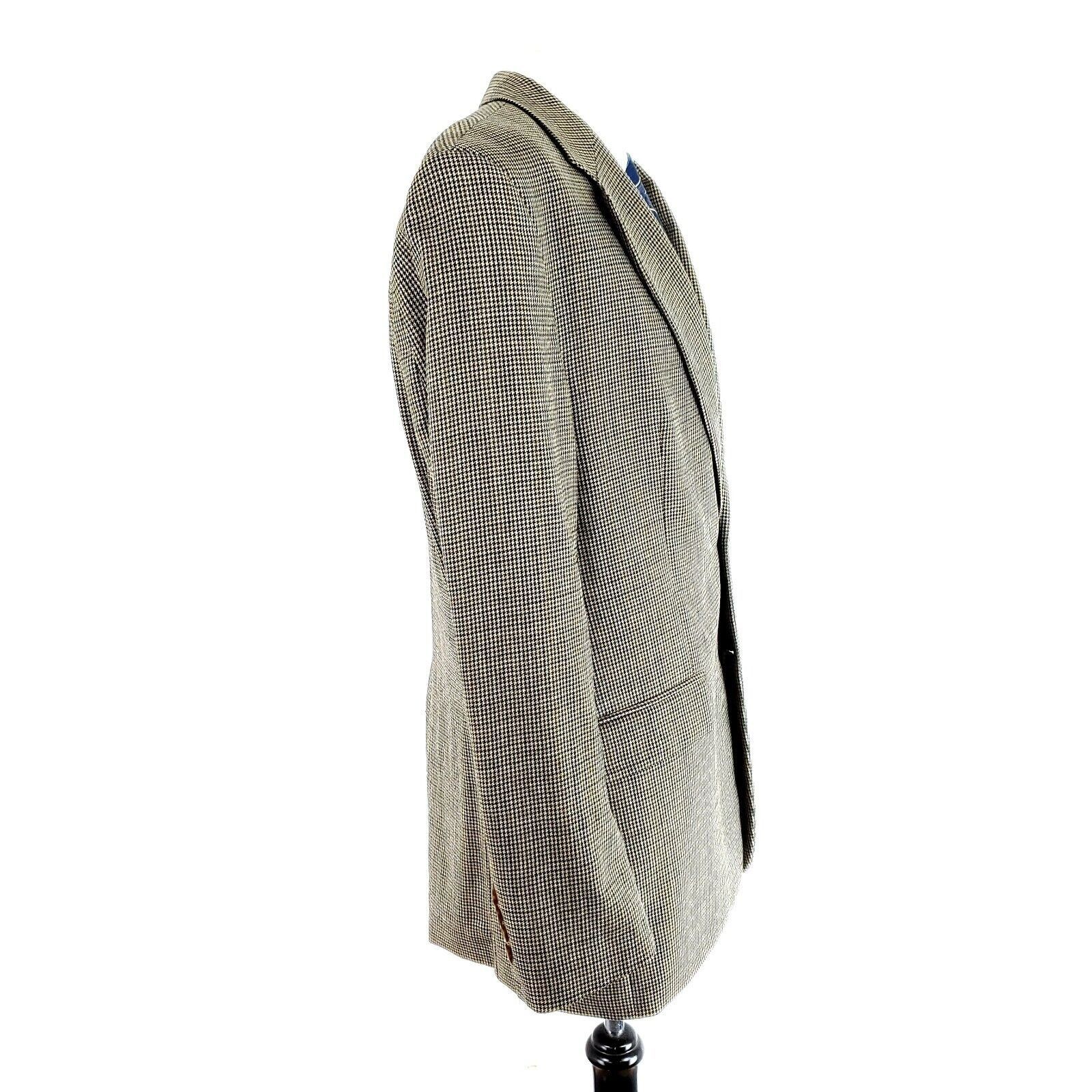 Lauren Ralph Lauren Lauren Ralph Lauren Wool 2 Button Sport Coat 42L Tan Multico Size 42L - 6 Thumbnail