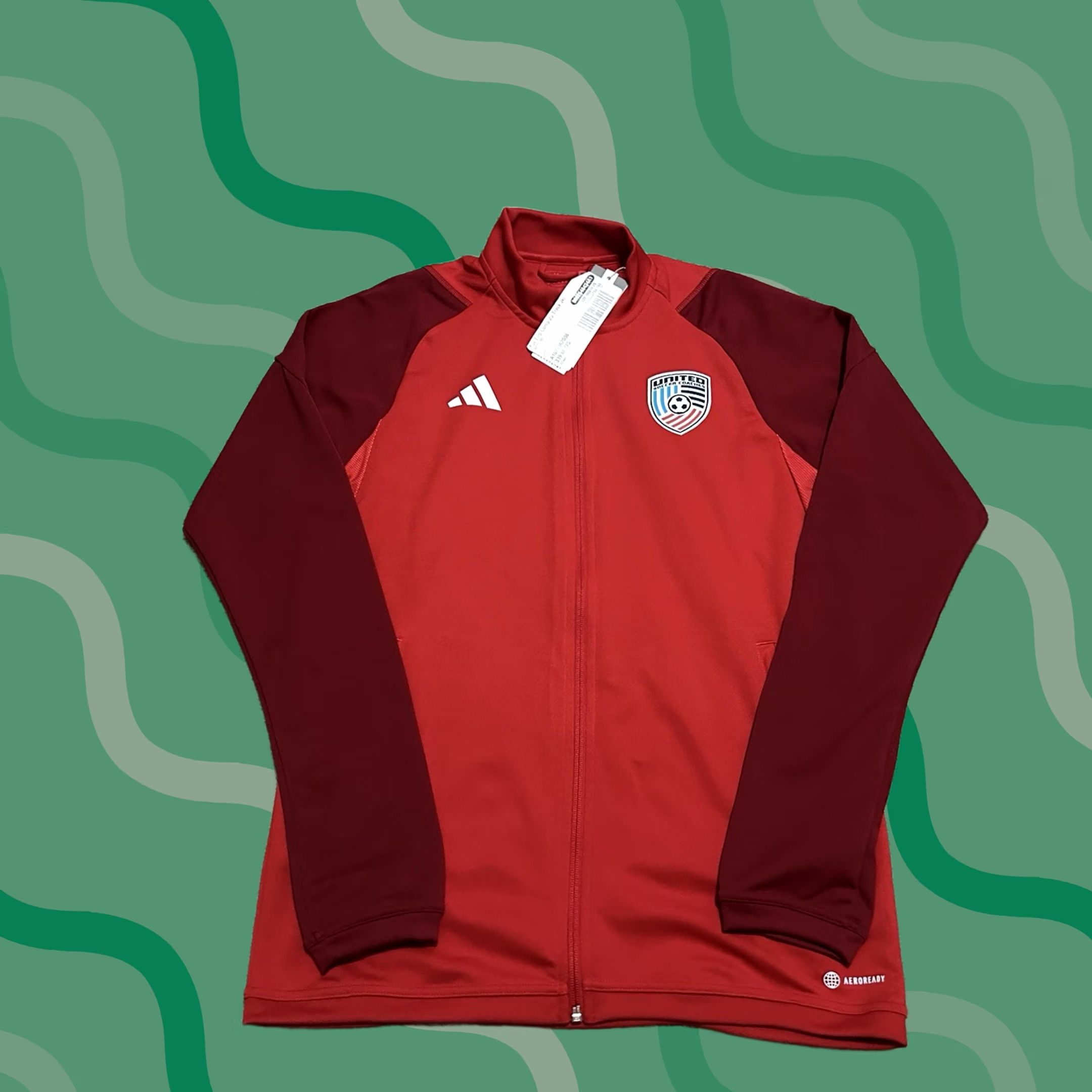 Adidas NWT Adidas Tiro 23 Competition Jacket Mens M Slim Fit Red United Soccer Coaches Size US M / EU 48-50 / 2 - 1 Thumbnail
