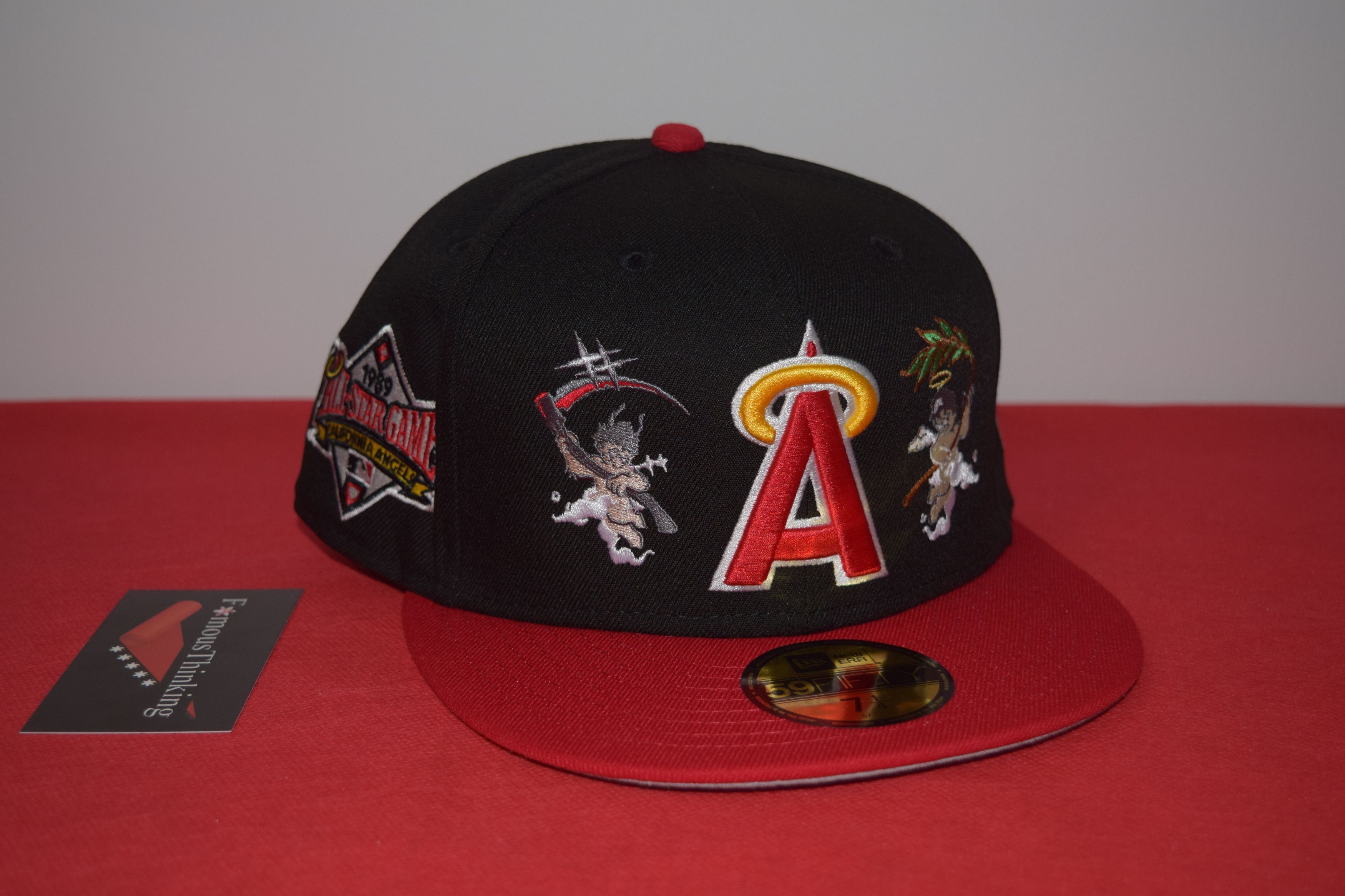New Era MLB New Era LA Angels California Demon Angel Fitted RARE Size ONE SIZE - 12 Thumbnail