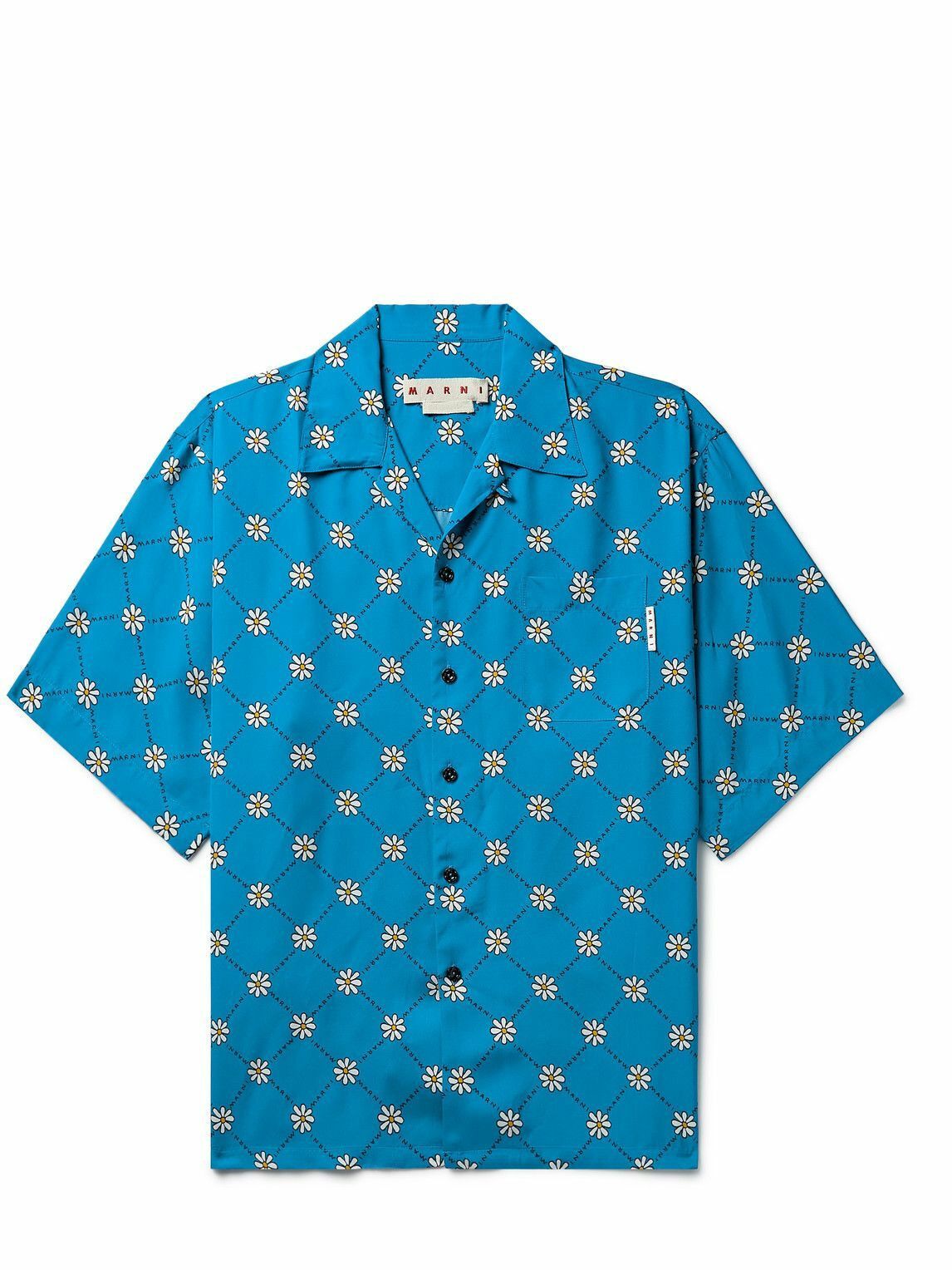 Marni o1y0225 Logo Patterned Shirt in Multicolor Size US L / EU 52-54 / 3 - 1 Thumbnail