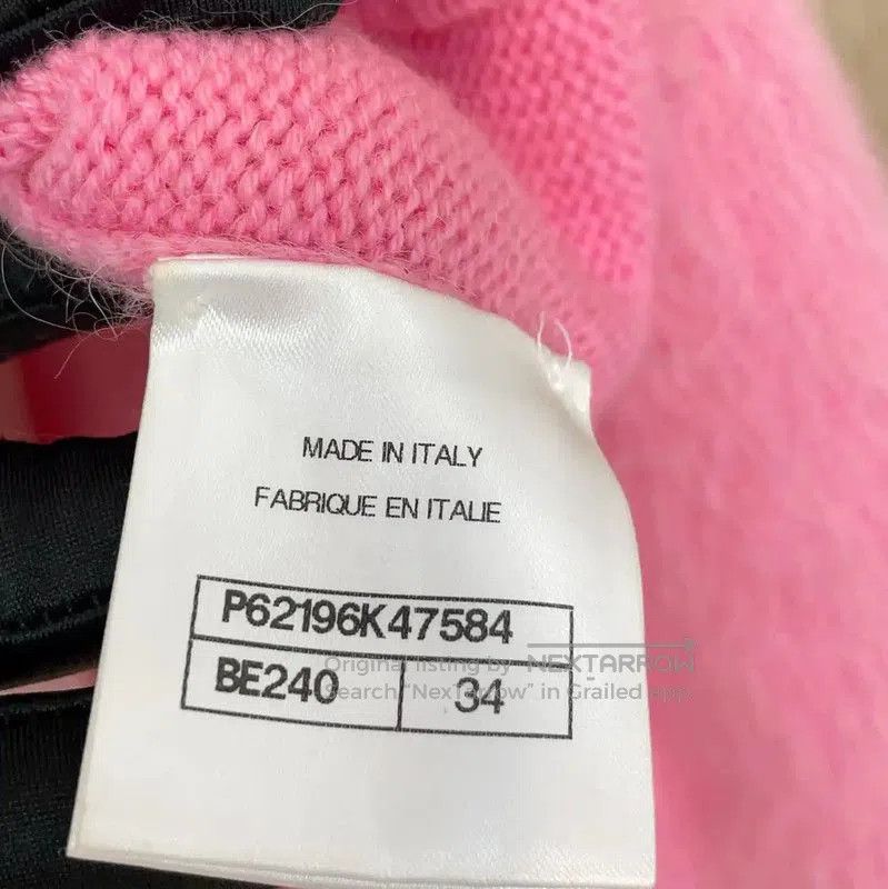 Chanel Chanel Pink Wool Blend Cardigan for Women . Size S / US 4 / IT 40 - 8 Thumbnail