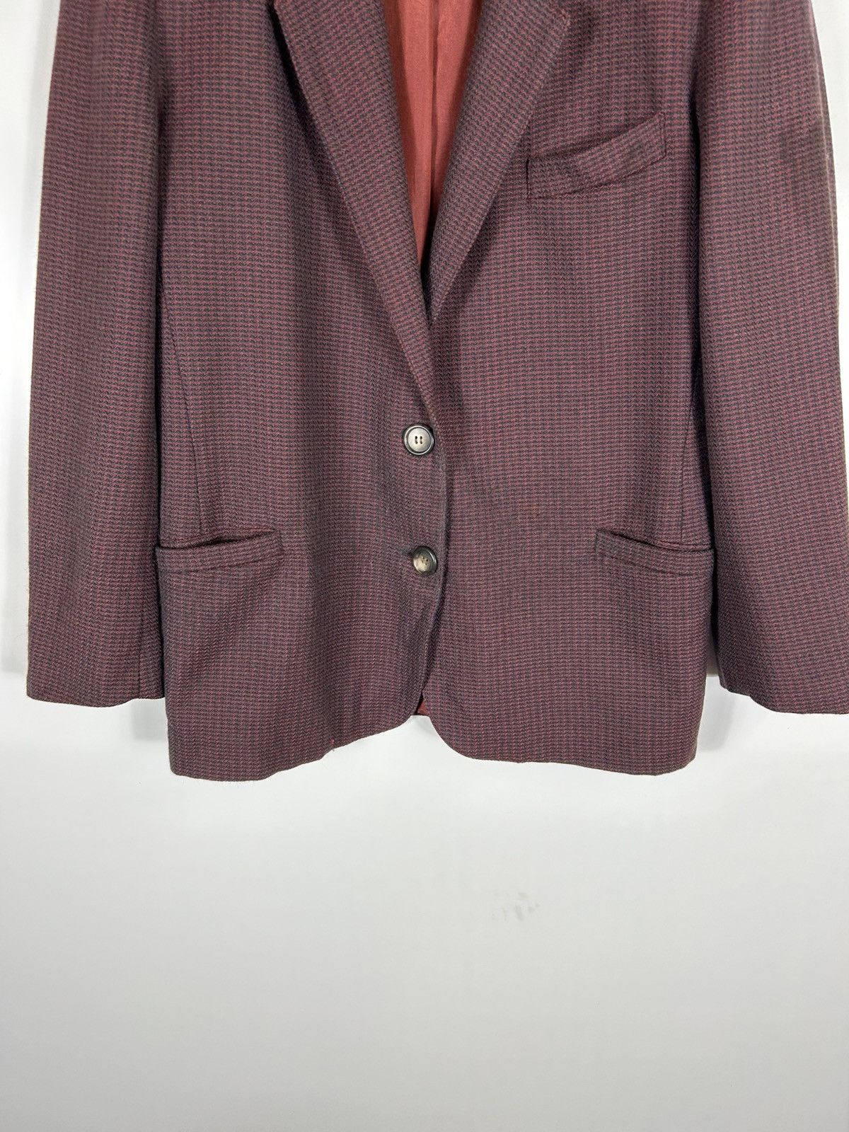 Vintage ⚡️Vintage Yves Deflandre Paris Wool Tweed Single Breast Coat Size US S / EU 44-46 / 1 - 6 Thumbnail