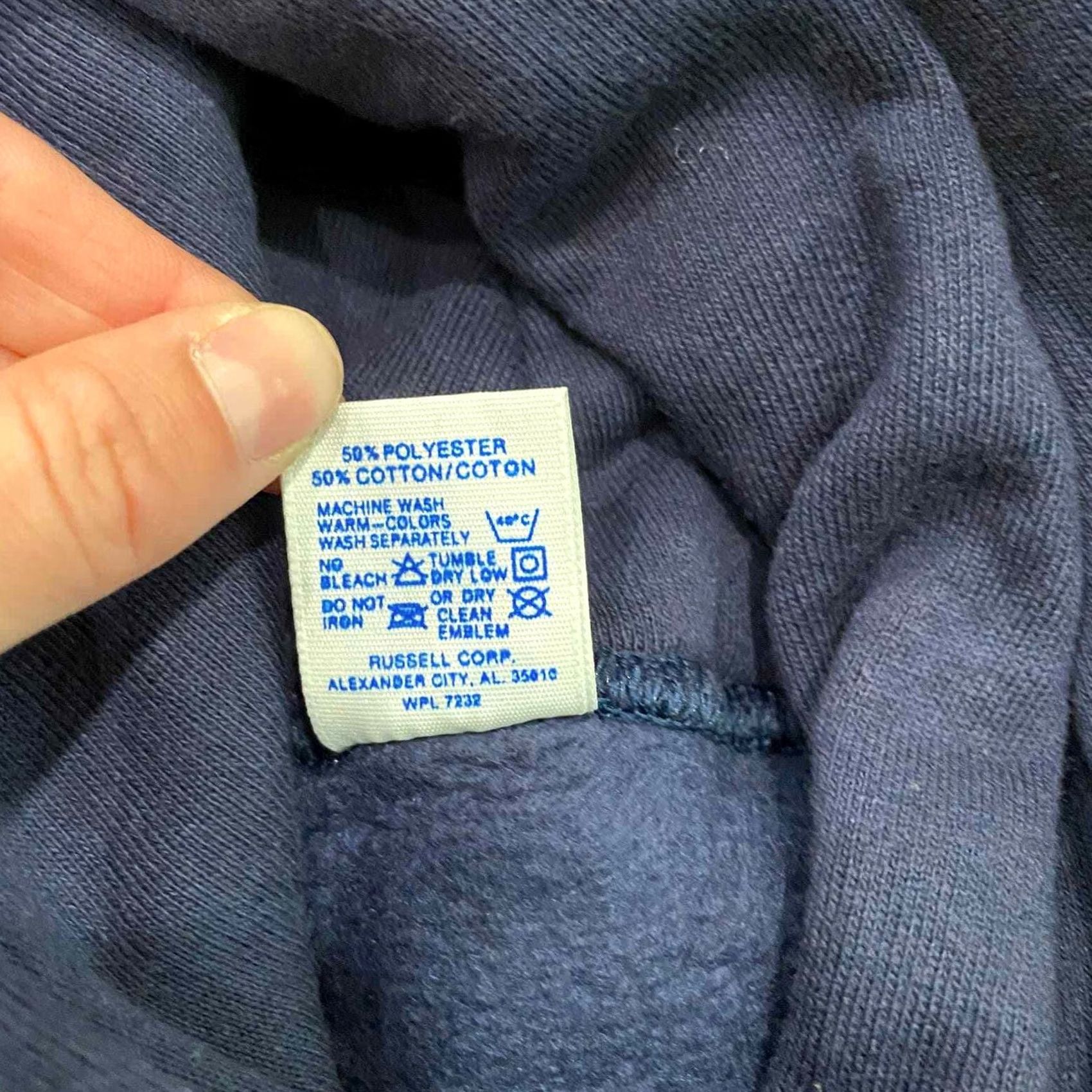 Russell Athletic VINTAGE Russell Athletic Pepsico Volleyball Club Hoodie Made in USA Men's L Blue Size US L / EU 52-54 / 3 - 7 Thumbnail