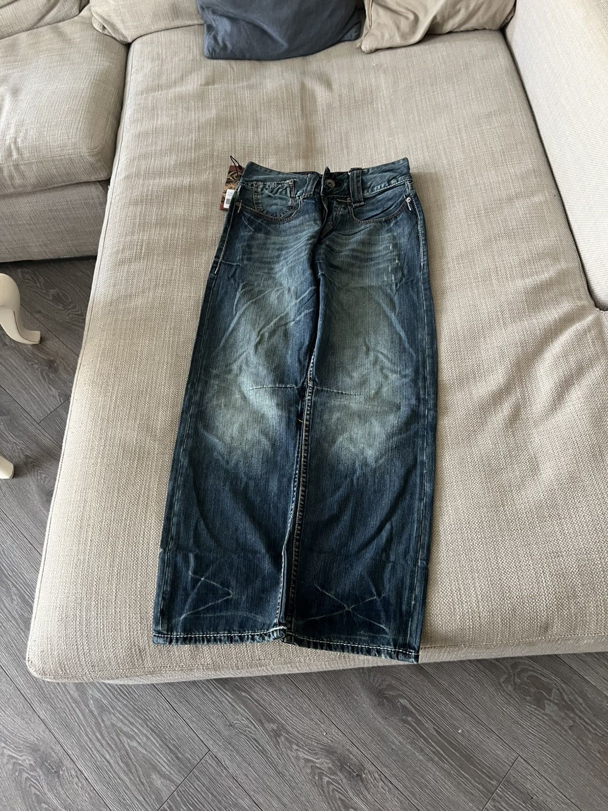 Ed Hardy Vintage 💥 Ed Hardy Jeans by Christian Audigier Pants Size US 30 / EU 46 - 12 Thumbnail