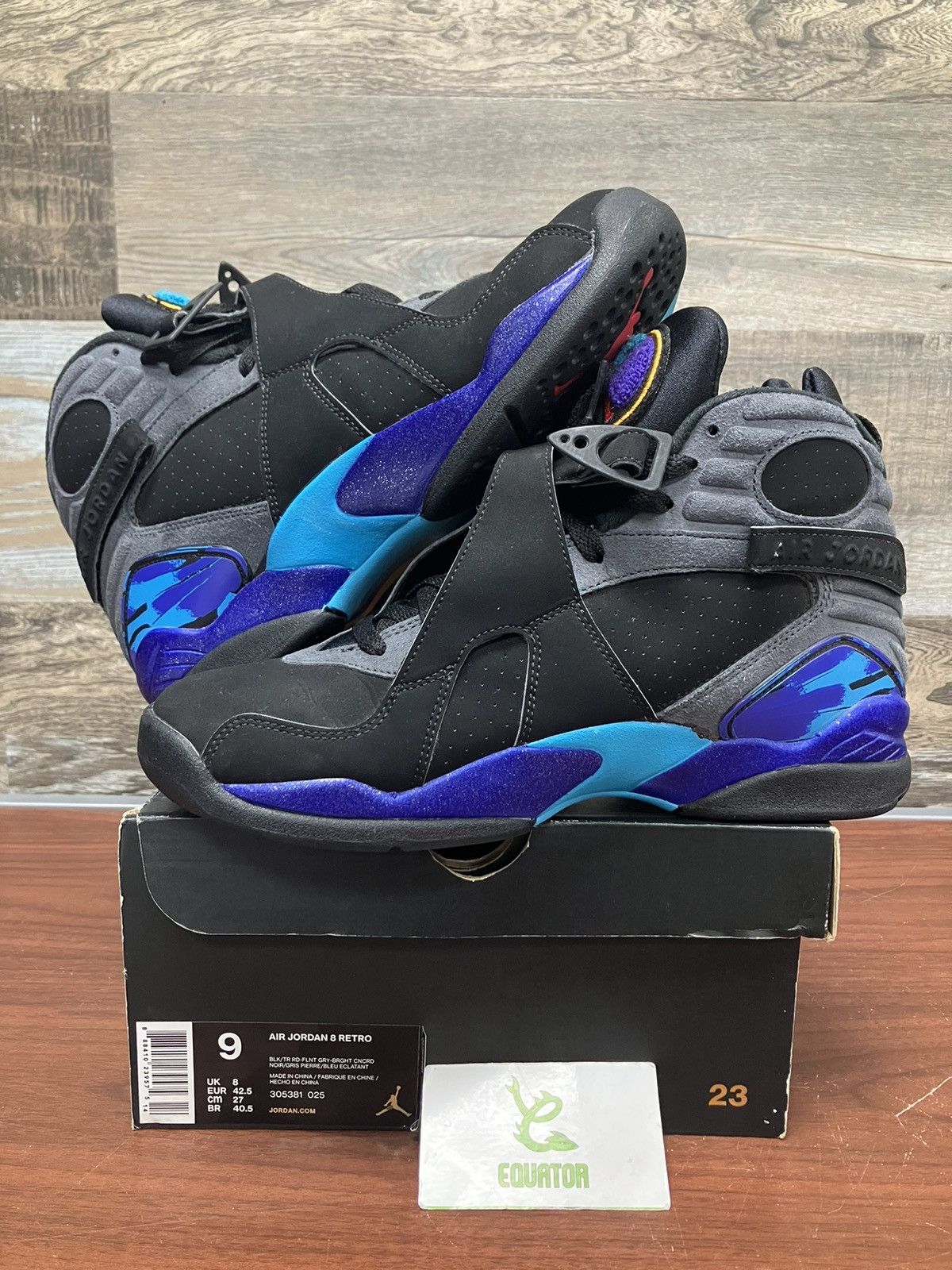 Jordan Brand Jordan 8 Retro Aqua Size 9 Grailed