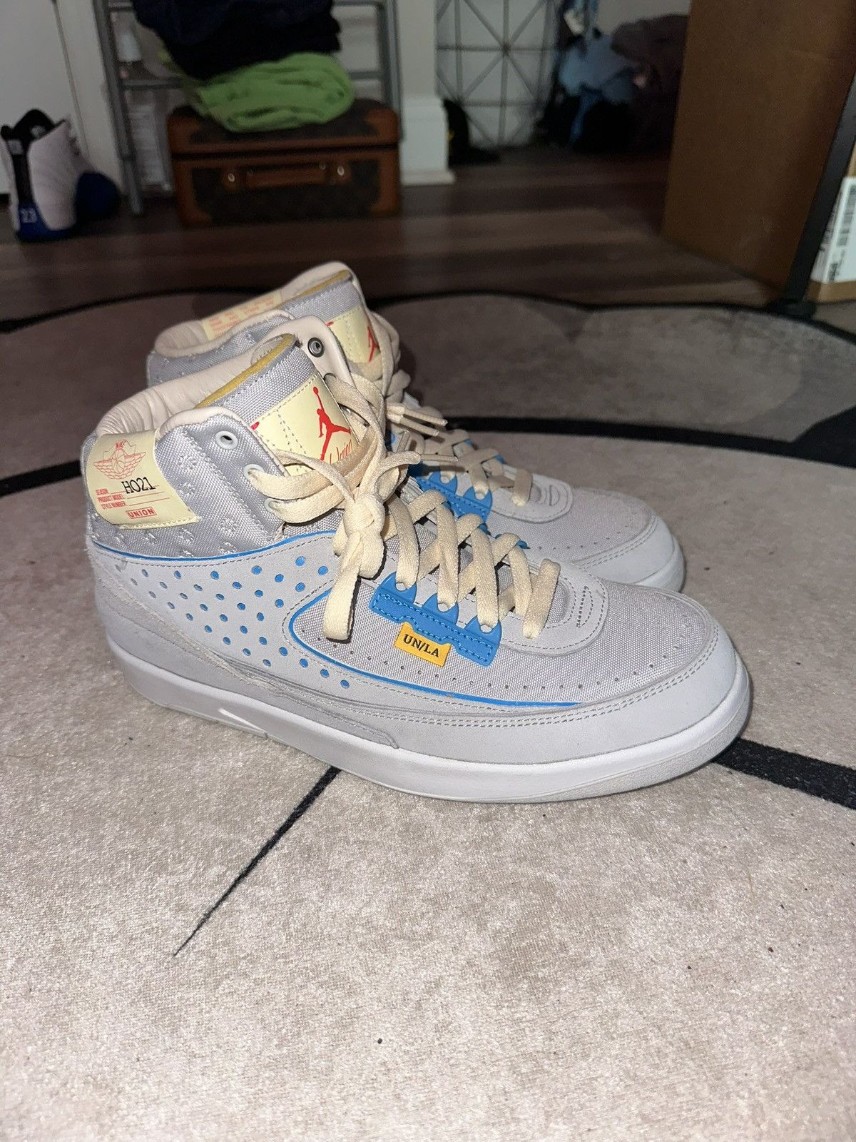 Jordan Brand × Union LA Jordan 2 Retro SP Union LA Grey Fog Size US 8.5 / EU 41-42 - 1 Thumbnail