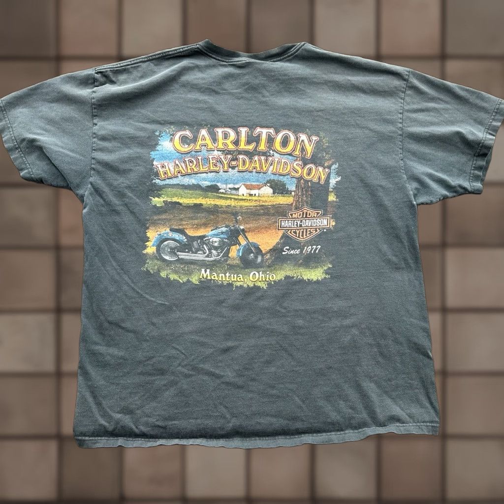 Harley Davidson Harley-Davidson T Shirt Men 2XL Black Cotton Logo Crew Neck Motorcycle Shirt Short Sleeve Tee Size US XXL / EU 58 / 5 - 1 Thumbnail