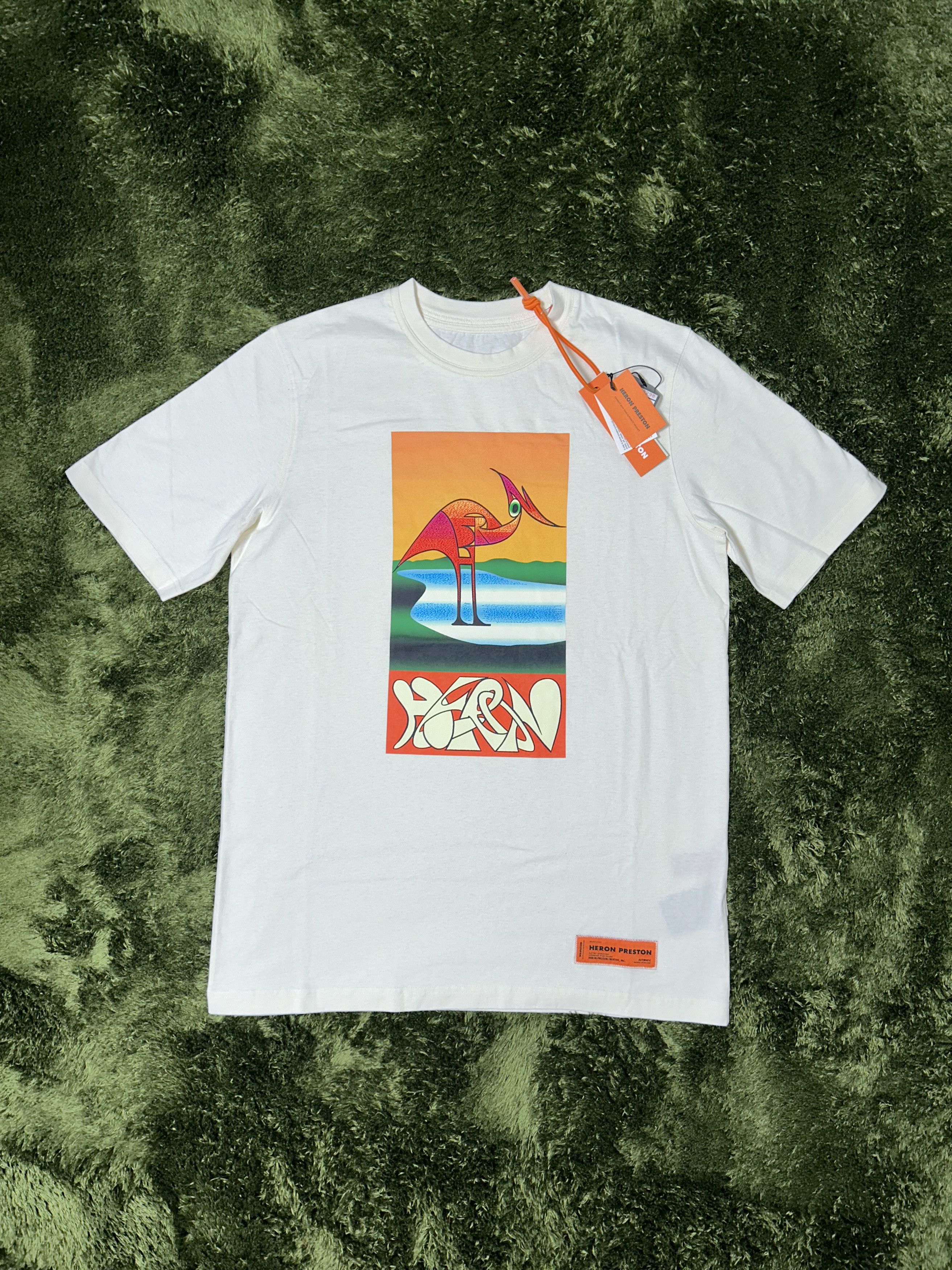Heron Preston [M] heron preston crane embroidery short sleeve t 