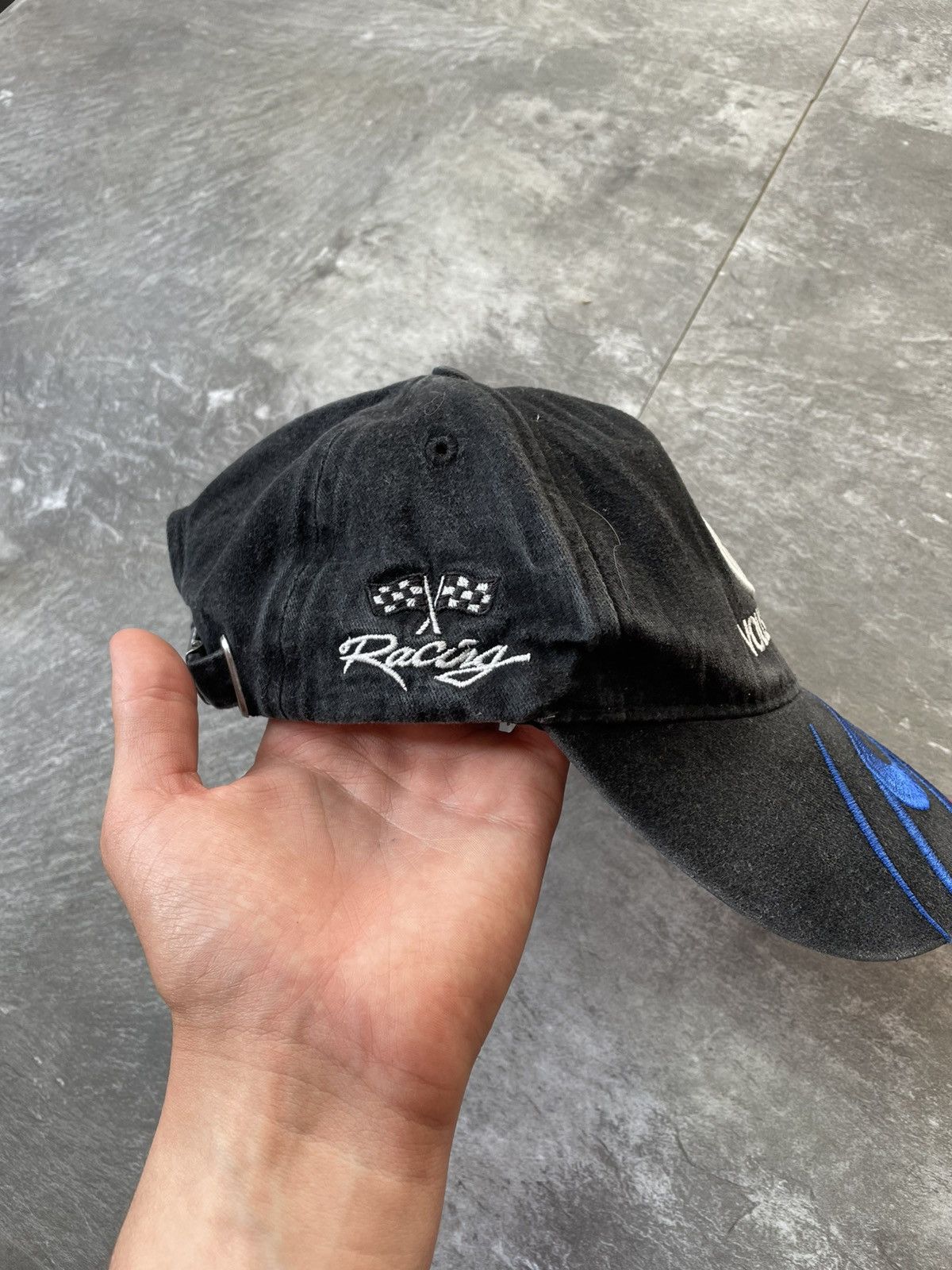 Vintage Vintage Volkswagen Racing Flames Y2K Fire Drip Cap Size ONE SIZE - 2 Thumbnail
