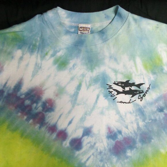 Maui and Sons × Vintage Vintage Crazy Shirts Maui And Sons Surf Tie Dye T-Shirt Size US XL / EU 56 / 4 - 3 Thumbnail