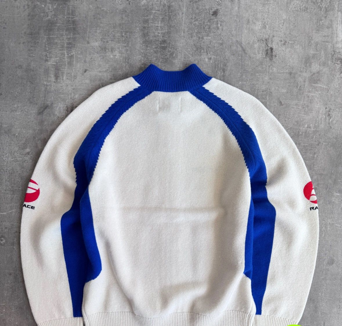 Palace Palace Rapha zip knit white M Size US M / EU 48-50 / 2 - 3 Thumbnail