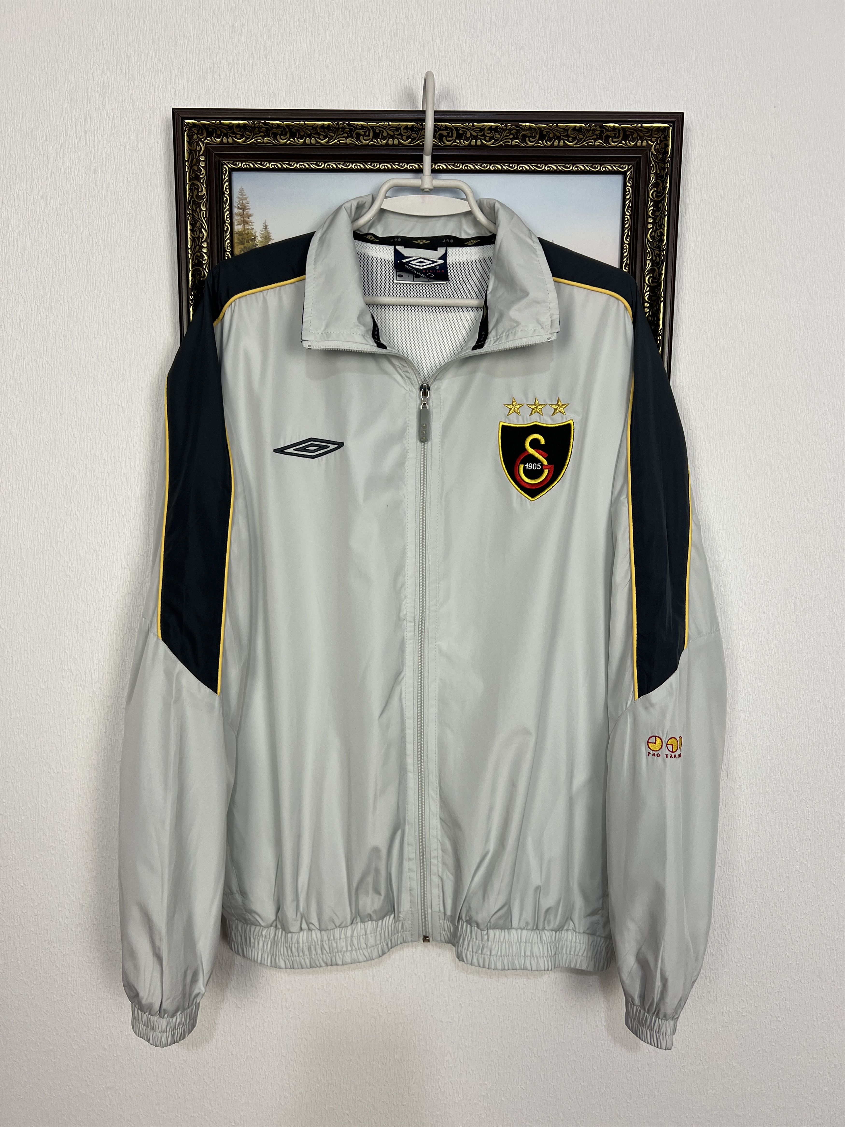 Umbro Galatasaray Football Jacket Soccer Track Top Zip Rare