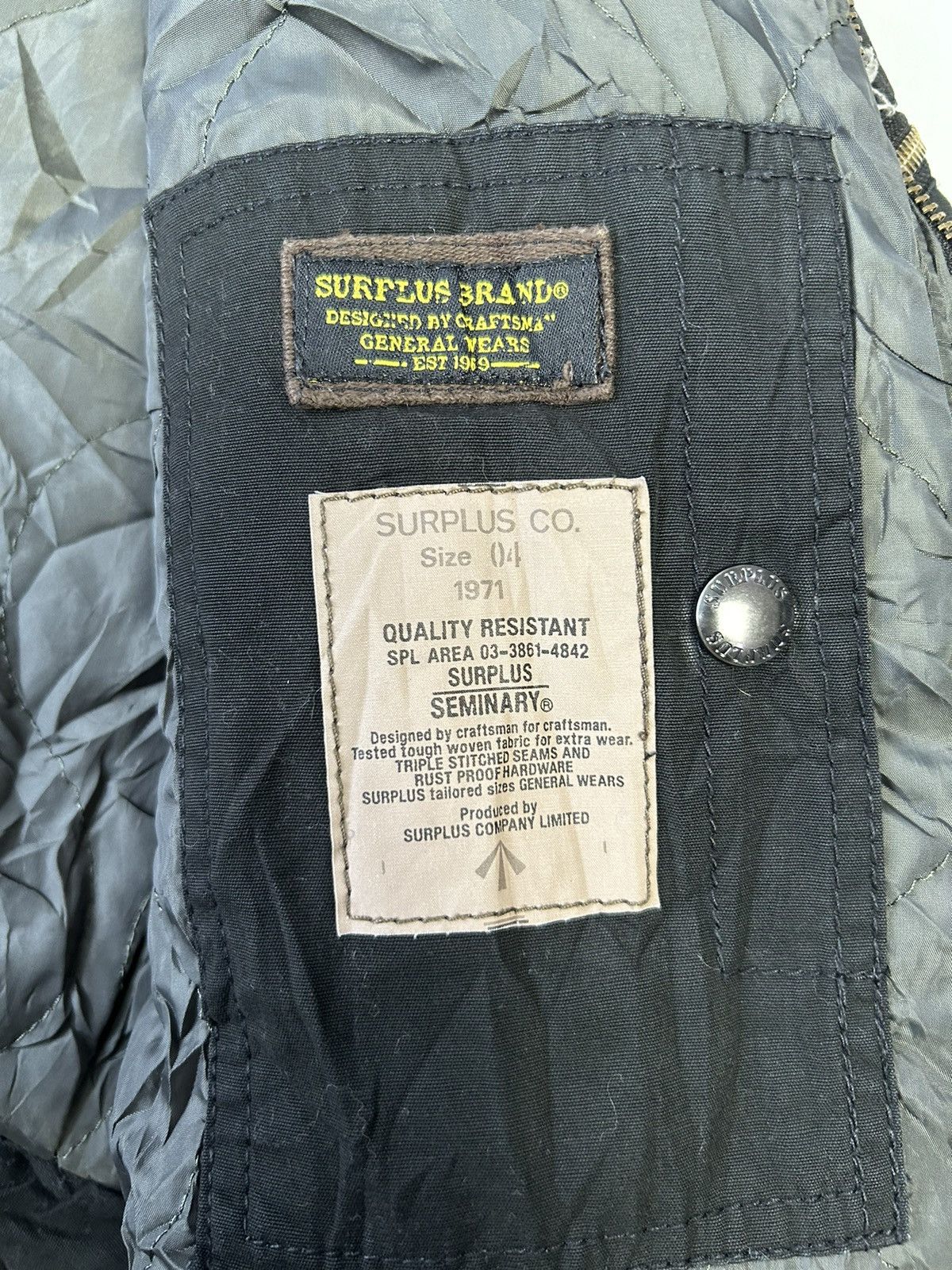 Japanese Brand SURPLUS MILITARY SYLE JACKET WITH FUR HOODIE Size US XL / EU 56 / 4 - 8 Thumbnail